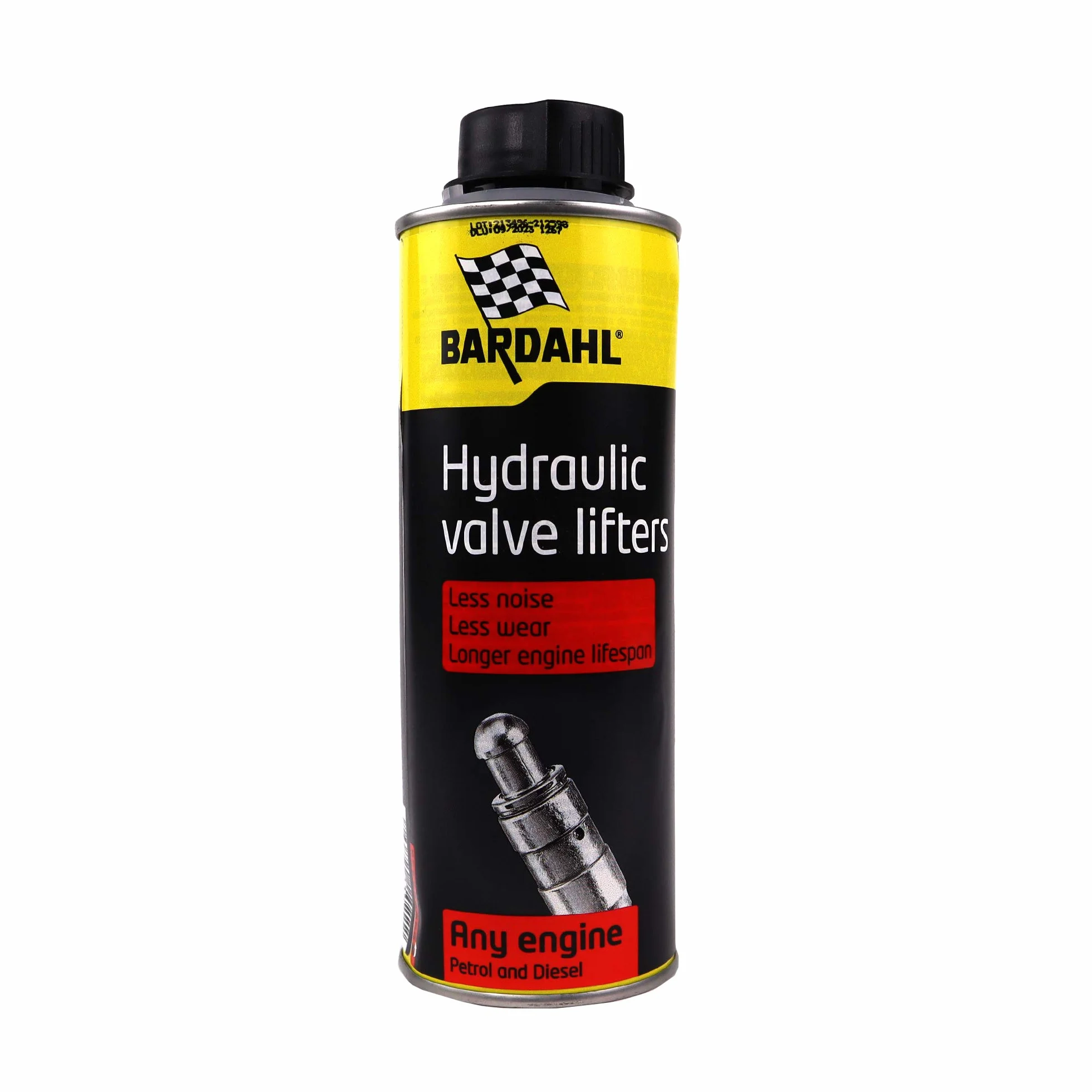 Bardahl - Hydraulic Valve Lifters - Additivo Auto per Punterie Idrauliche, Riduce i Rumori, Pulisce e Ripristina Il Funzionamento delle Valvole, Migliora la Regolarità del Motore, 300 ml