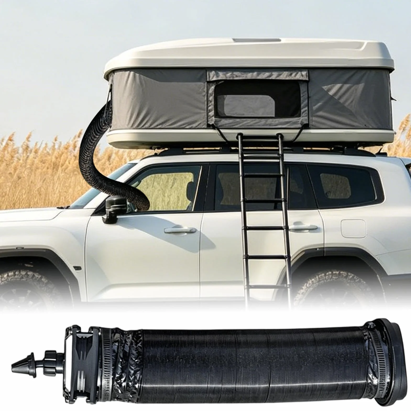 Prolunga flessibile per ugelli di ventilazione auto per condizionatore d'aria, campeggio esterno camion SUV