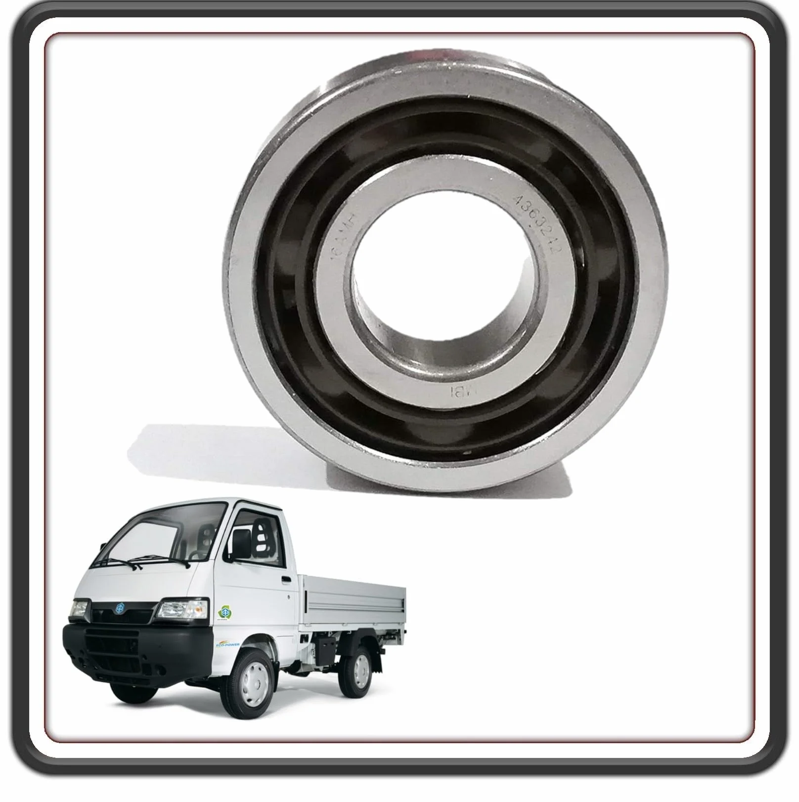 CUSCINETTO MOZZO PIAGGIO PORTER 1300 TUTTI I MODELLI - 1200 1400 DIESEL - QUARGO TUTTI I MODELLI ORIGINALE PIAGGIO D90043632425.