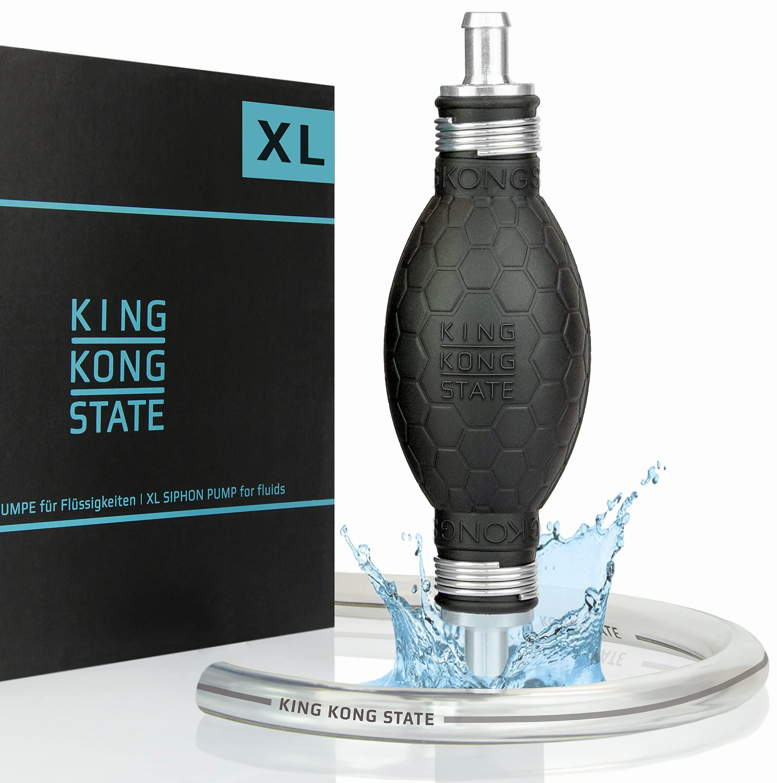 King Kong State Pompa manuale di trasferimento XL per acqua, benzina, gasolio