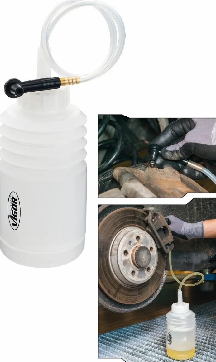 ViGOR V4668 serbatoio liquido freni per spurgo sistemi frenatura frizione tubo silicone 550 mm