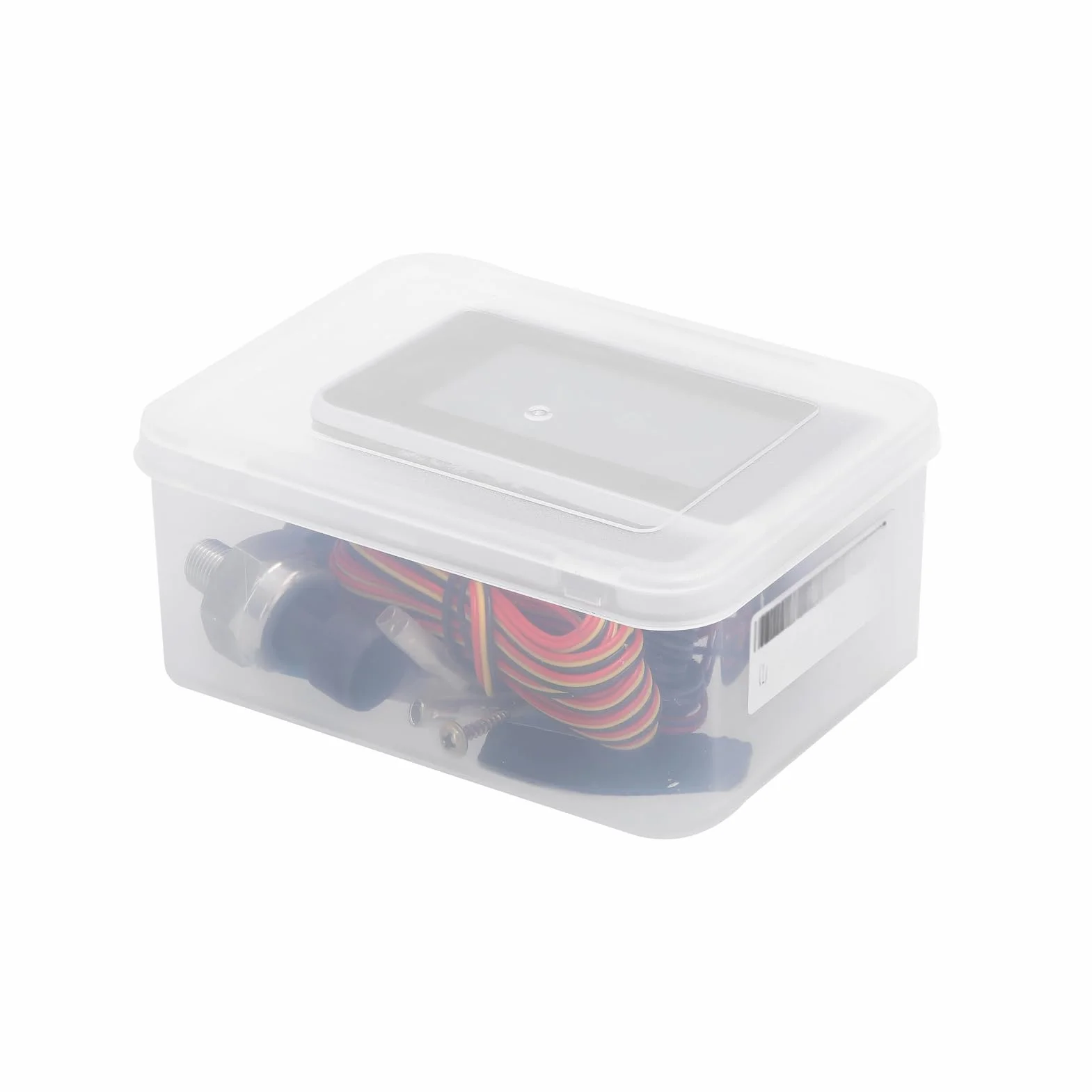 Misuratore LCD universale per auto 3-in-1 Manometro digitale di pressione olio tensione e temperatura acqua Strumento da 9-36V camion SUV RV