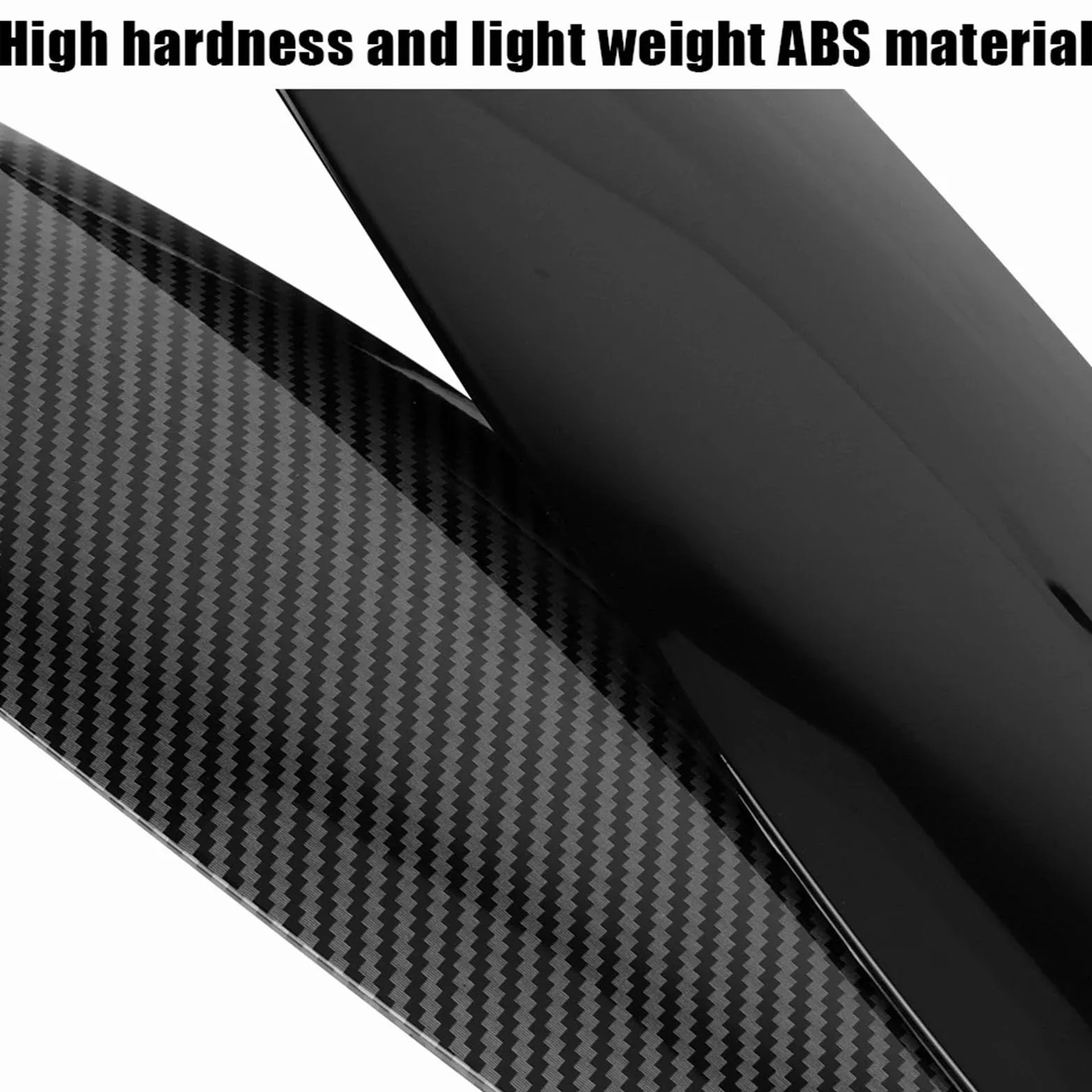 ALKOY Ford Fiesta MK6 2008-2011 2012 Gloss Black Anteriore Faro Sopracciglio Palpebra Adesivi