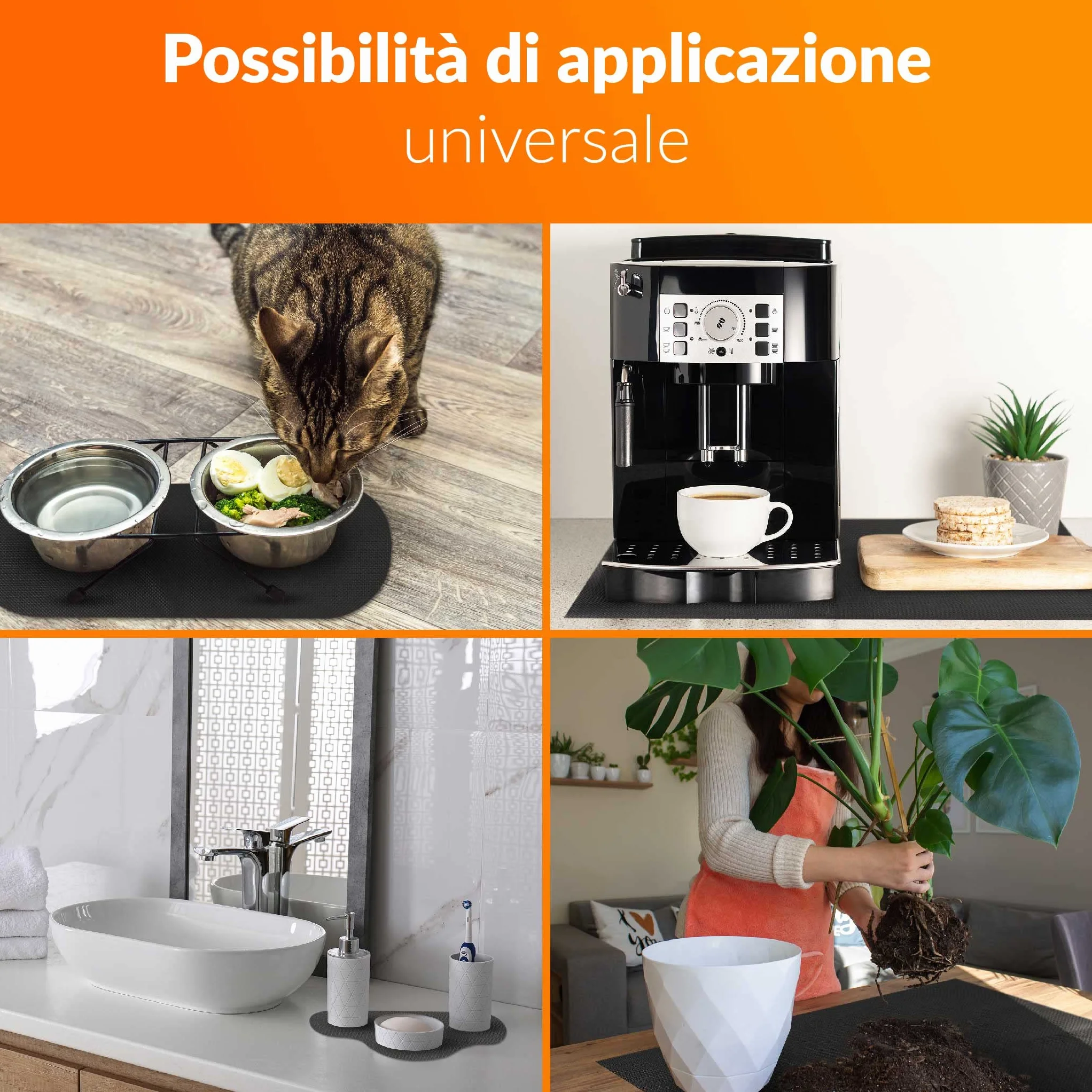 Upgrade4cars Tappeto Antiscivolo in Gomma per Auto, Tetto, Cucina, Cassetti, Bagagliaio ecc. | Tappetino Adesivo Multiuso 120 x 180 cm