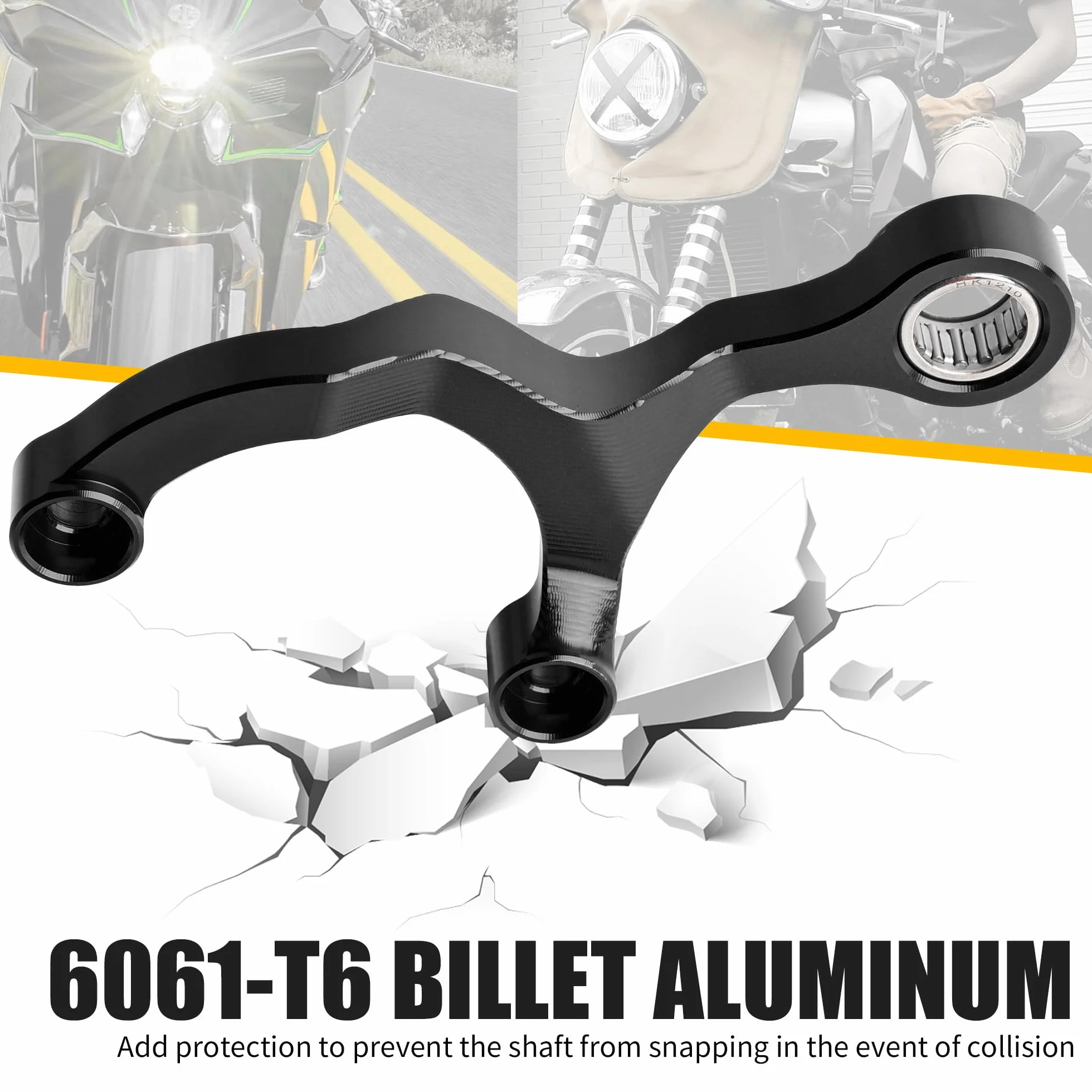 Supporto per cambio stabilizzatore del cambio in alluminio blu Compatible with Yamaha Tenere 700/XTZ700, Tenere 700 Rally Edition 2020-2024, Tenere 700 World Raid 2022 2023, MT-07, MT07