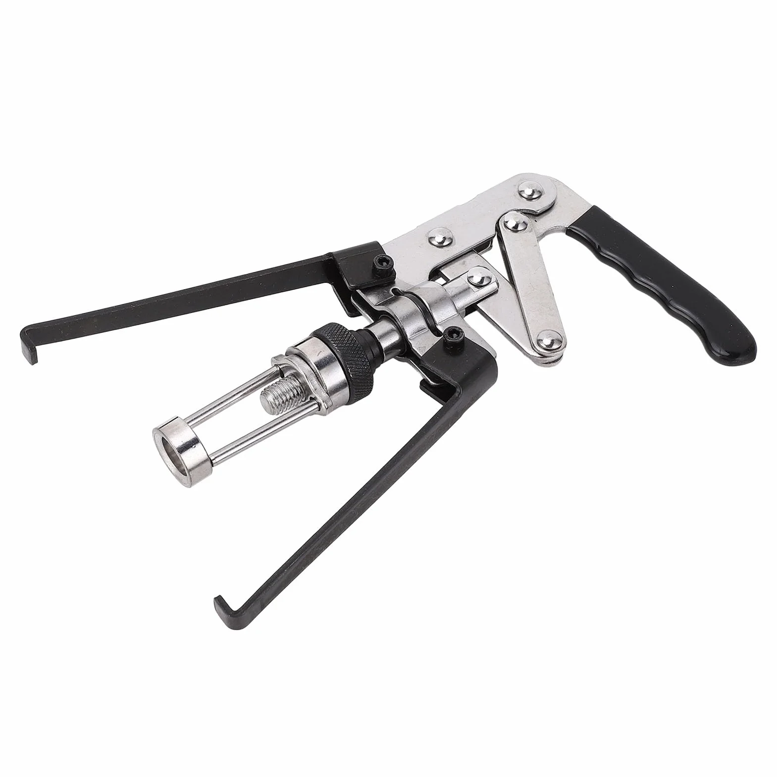 Pinza Manuale per Valvola a Pressa, Compressore per Molle Valvola, Strumento Rimozione Paraolio in Acciaio al Carbonio