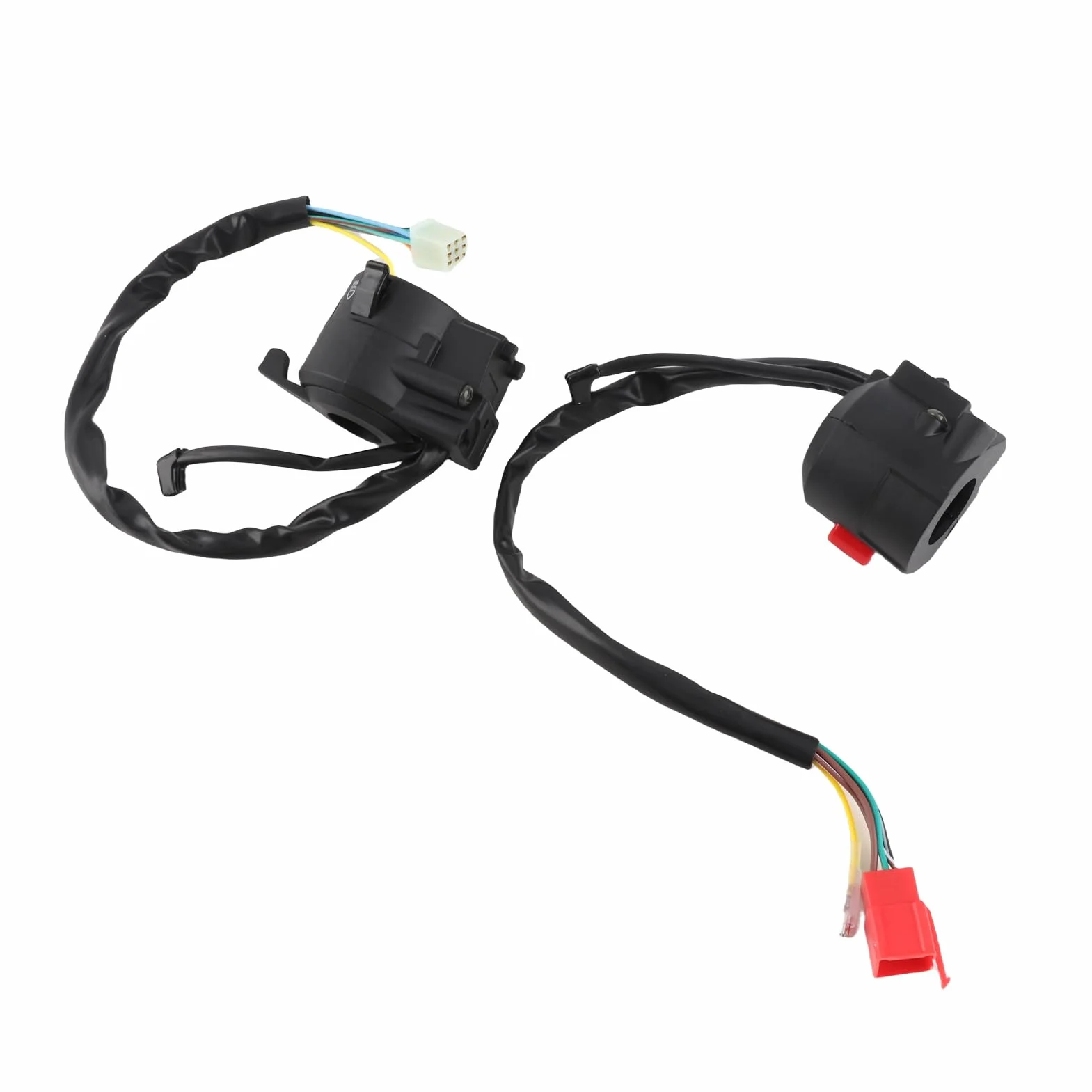 Comandi Moto Manubrio Interruttore Luce Segnale Svolta Corno Universale 2pcs