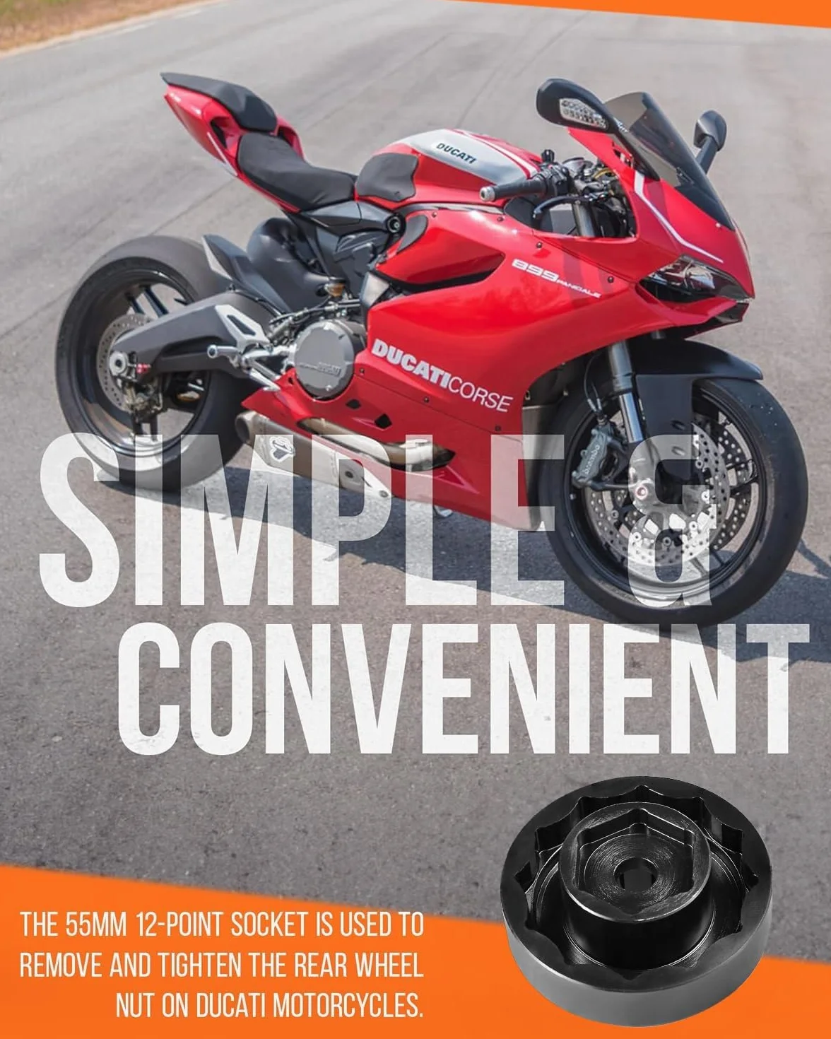 Klucz 30x55 mm do Ducati 1098 1198 1199 Panigale Multistrada Diavel