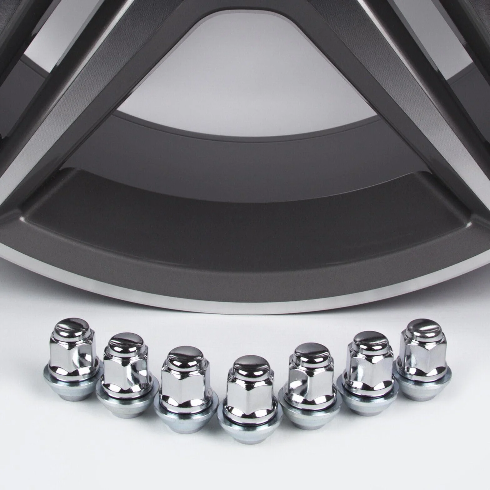 20 Dadi per Ruota I OEM Originali FO Cerchi in Lega I M12 x 1,5 x 30 l, Cono Conico D = 28 mm