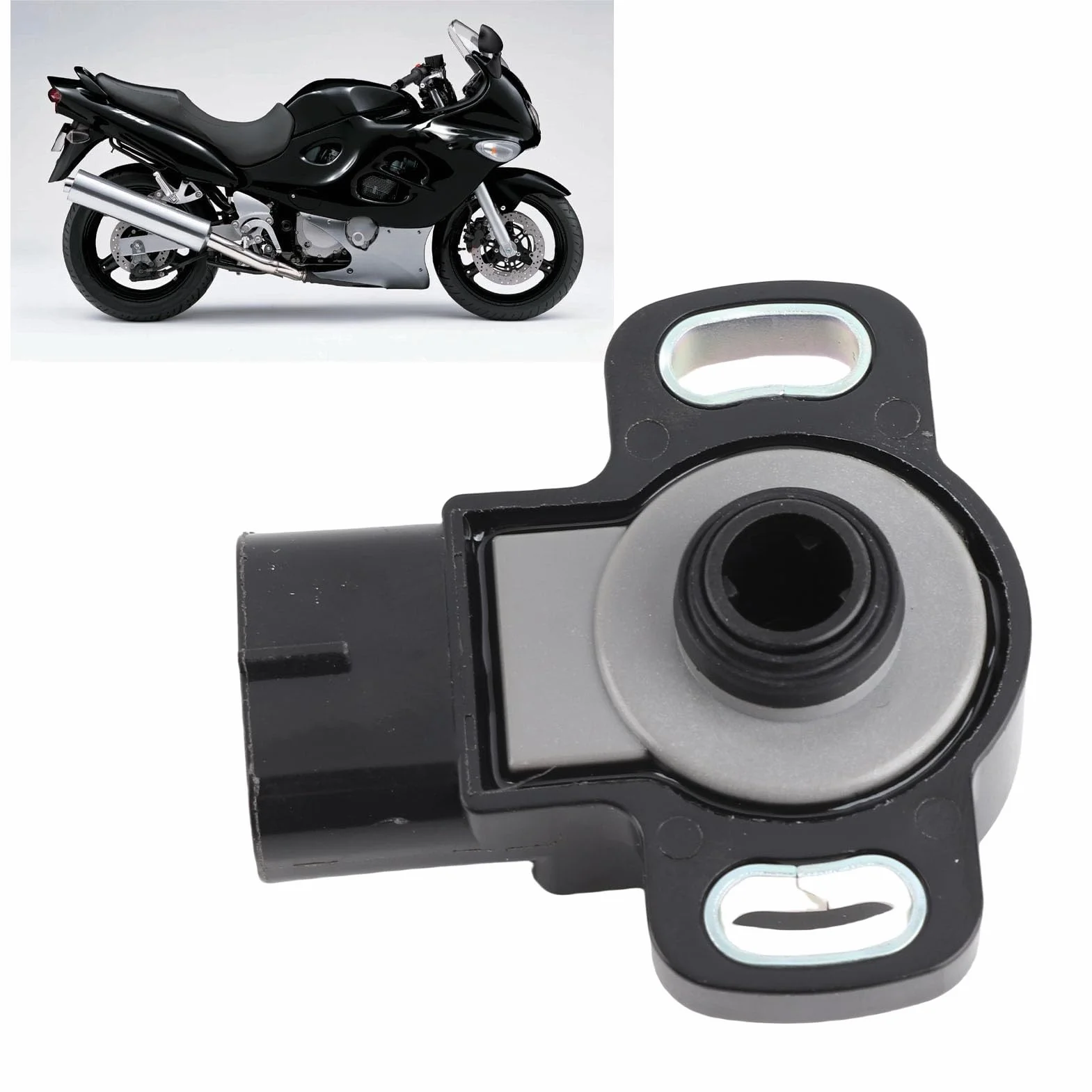 Aramox Sensore Posizione Acceleratore TPS 13550-13D60 Moto per GSX600F GSX750F GSF1200 SV1000S