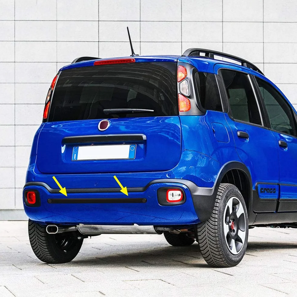 4R Quattroerre.it 12278 Modanature Bumper Paracolpi per Auto, 42 mm x 1,5 mt, 2 Pezzi