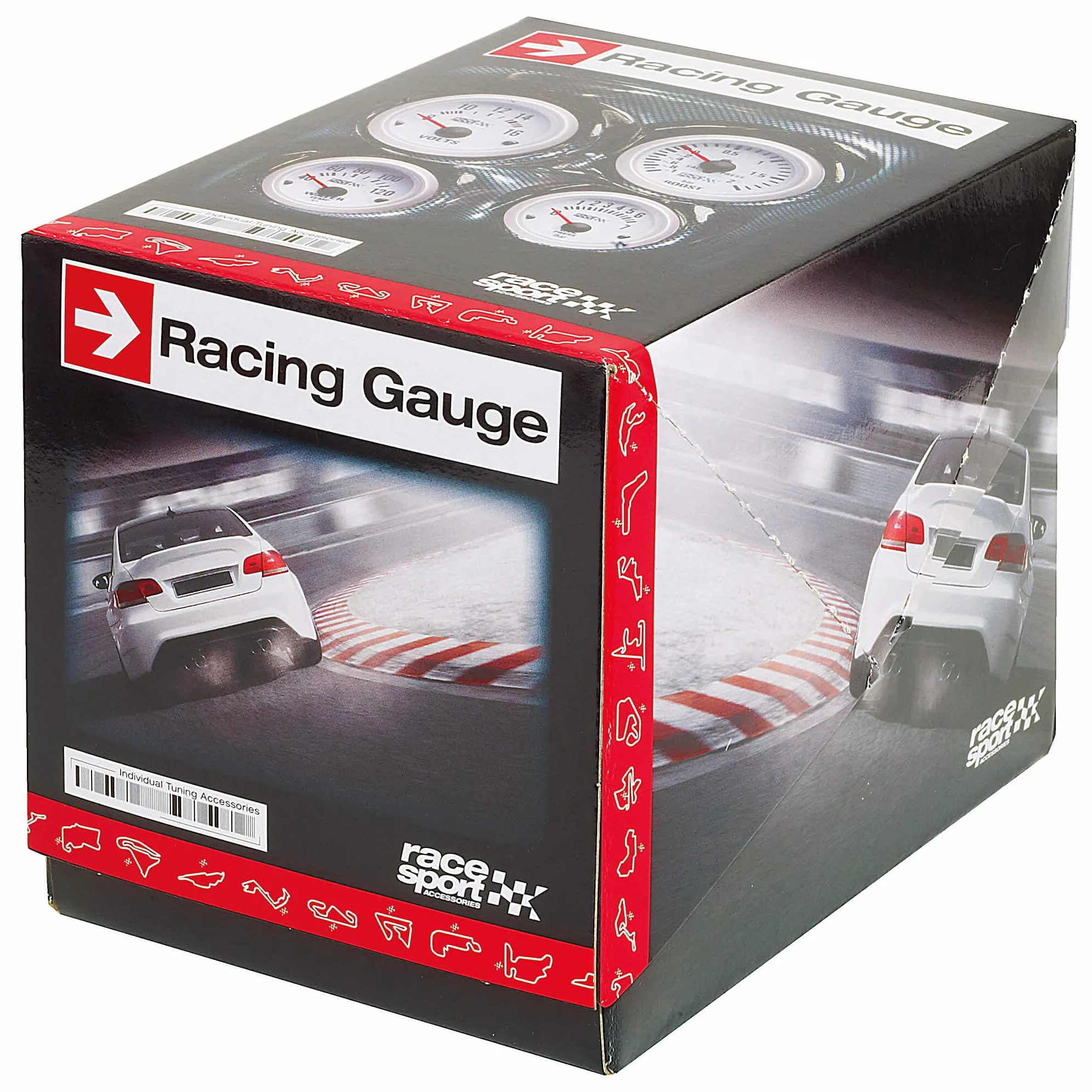 Sumex Gaug701 Race Sport - Manometro Pressione Turbo Race Sport, 52mm, 12V