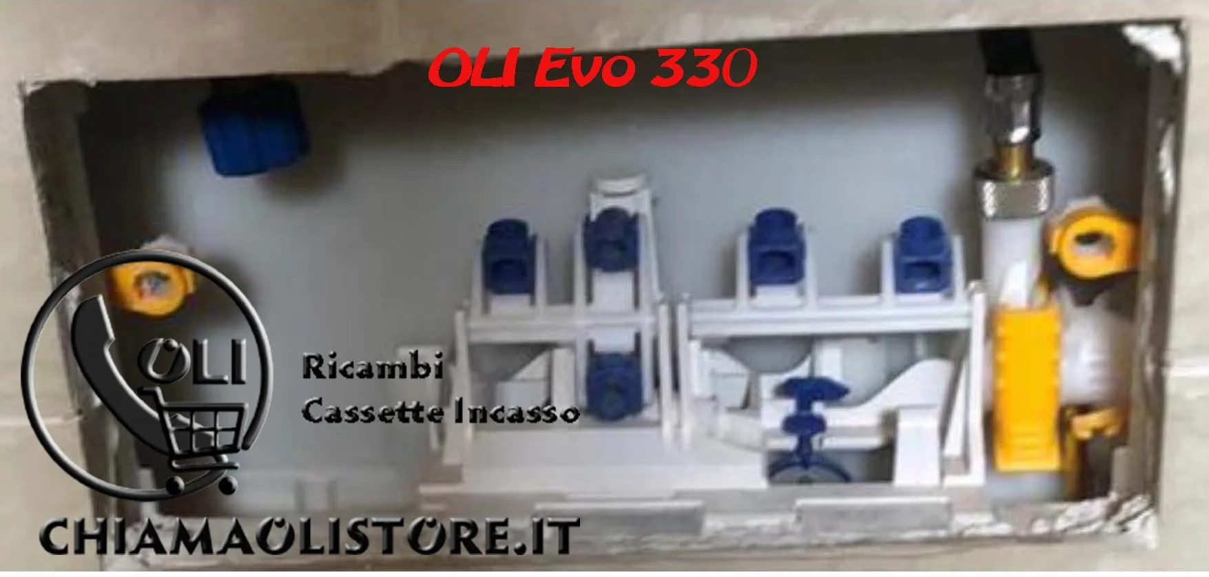 Valvola di scarico OLI Vecchio Tipo per cassetta OLI Evo 330, OLI 74, OLI 80 Codice OL0002992 VK