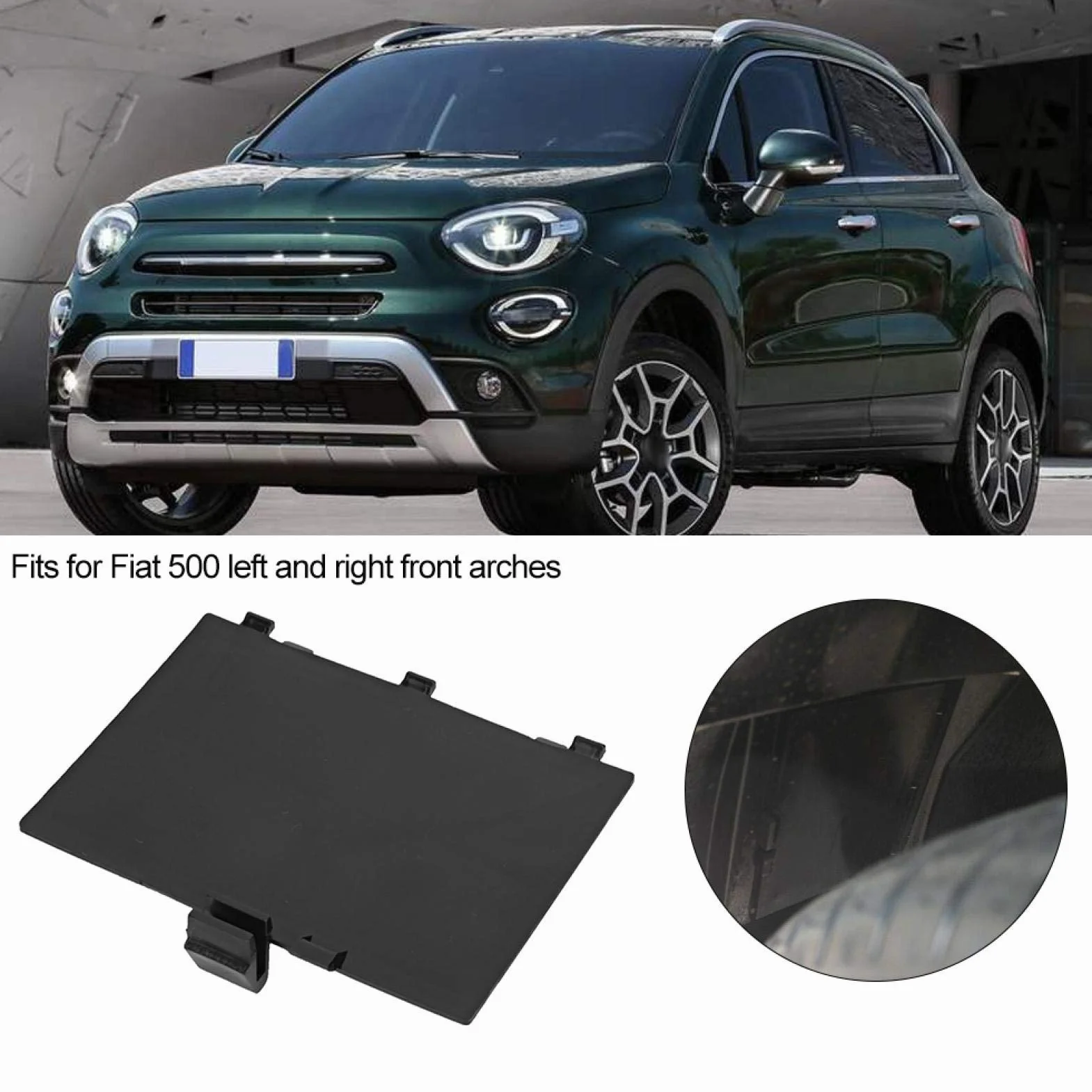 Fiat 500 Copertura Passaruota 71752114 Anteriore Sinistro Destro Pannello Auto