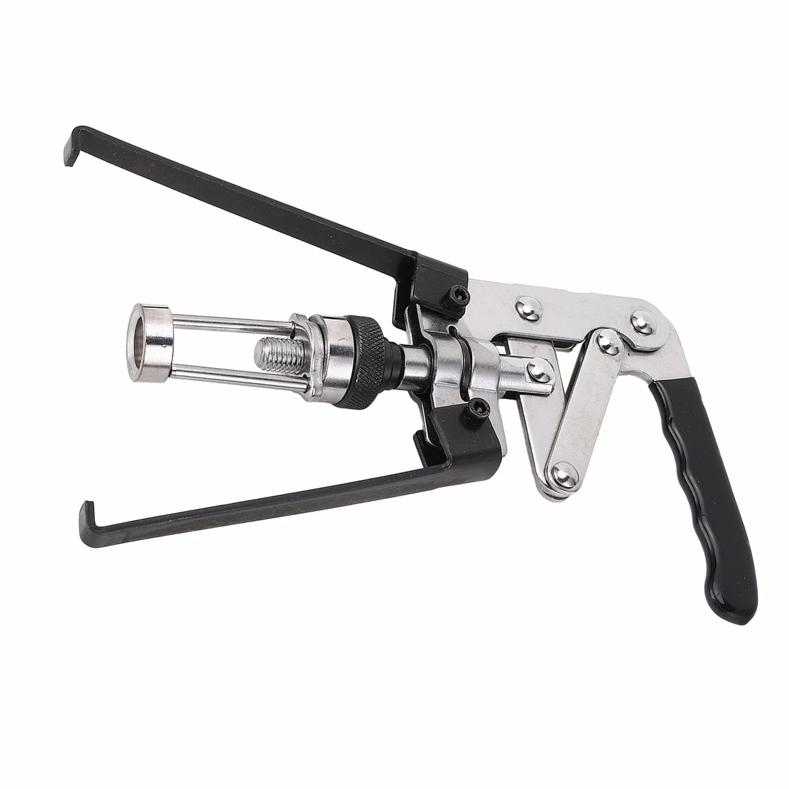 Pinza Manuale per Valvola a Pressa, Compressore per Molle Valvola, Strumento Rimozione Paraolio in Acciaio al Carbonio