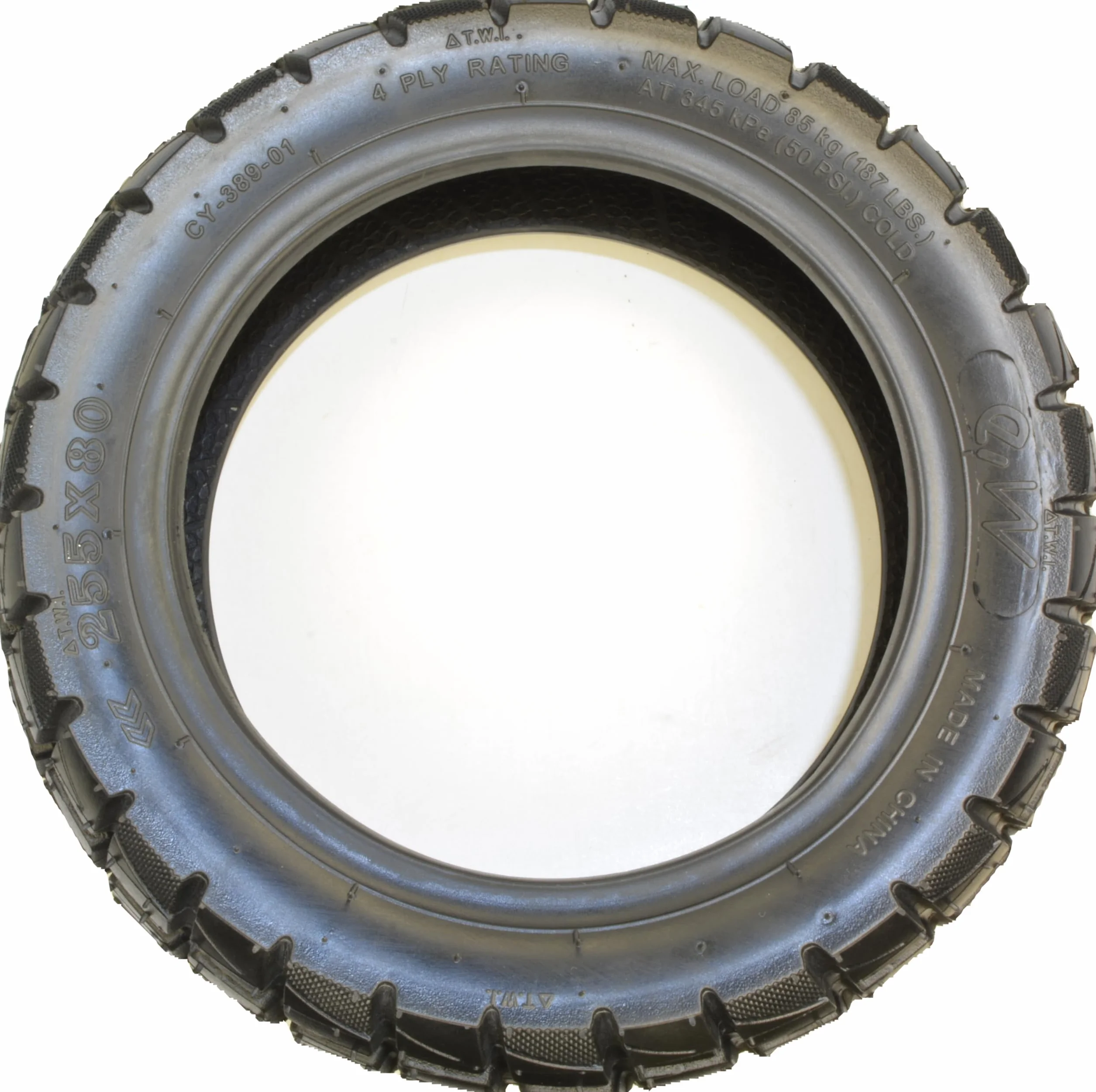 Pneumatico Tubeless per monopattino elettrico, 255x80-6, 10x3-6, 80/65-6, compatibile con SmartGyro, Dualtron, Kukirin, Kugo, Cerchio 6 pollici