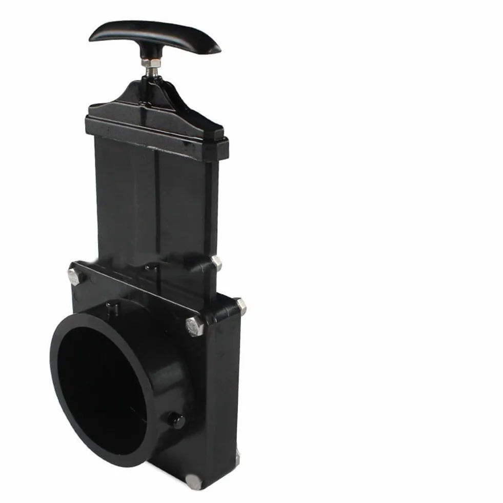 Valvola di scarico RV 3 pollici ABS nero per serbatoi acque reflue acqua dolce camper rimorchi