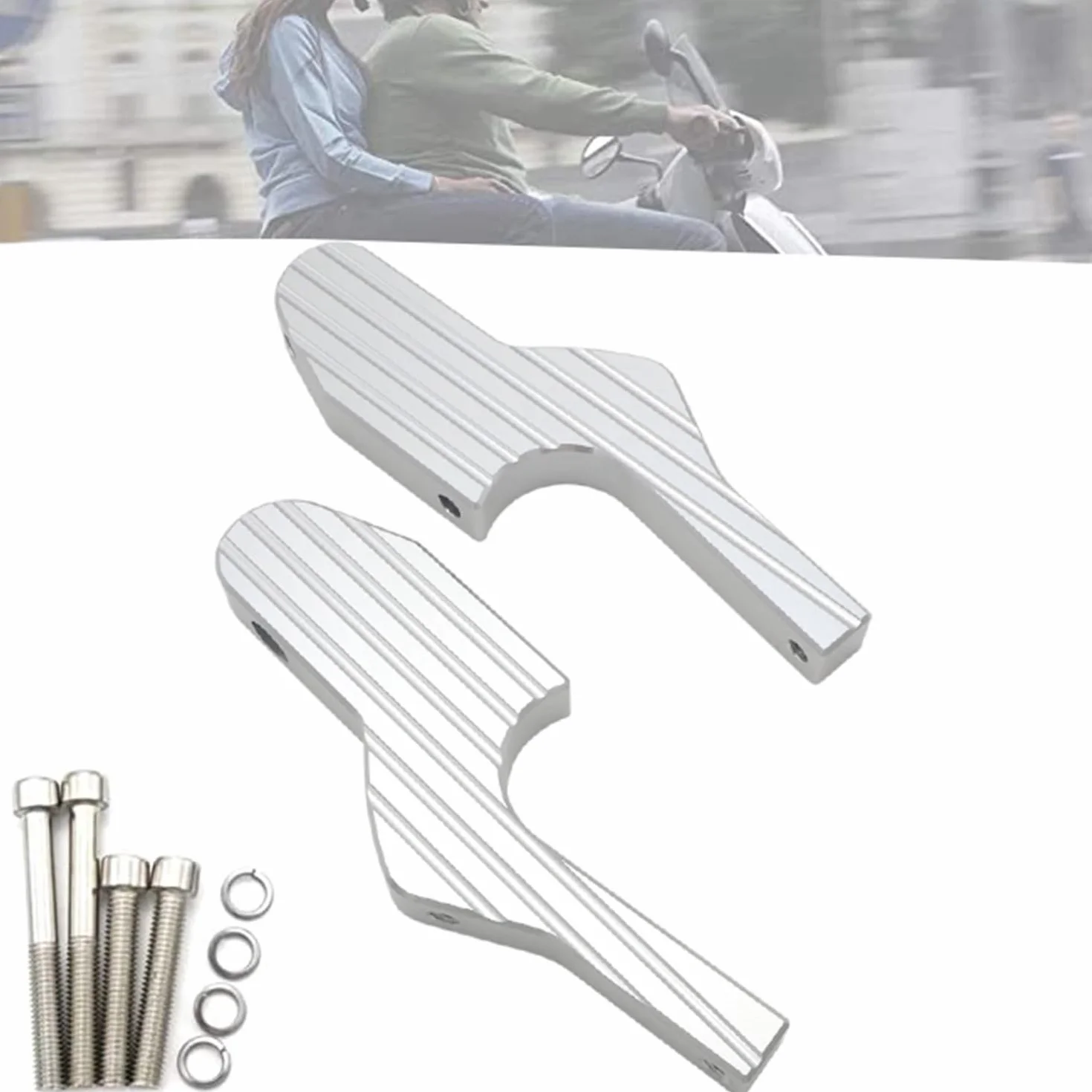 Pedane Scooter Pedane Passeggero Estensioni Pedane Estese per GT 60 125 150 200 250 300 300Ie
