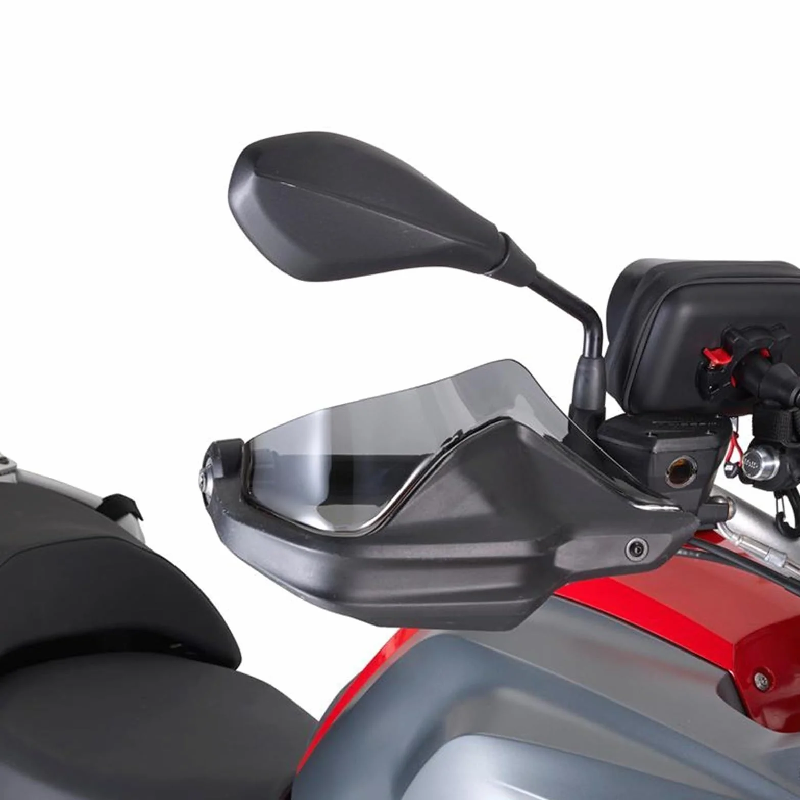 Paramani in Carbonio Scudo Protezione della Mano Parabrezza per BMW R 1250 GS R1250GS Adventure 2019-2023 Black