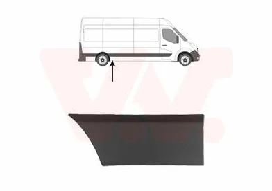 VAN WEZEL Modanatura decorativa protettiva Fiancata 3799426