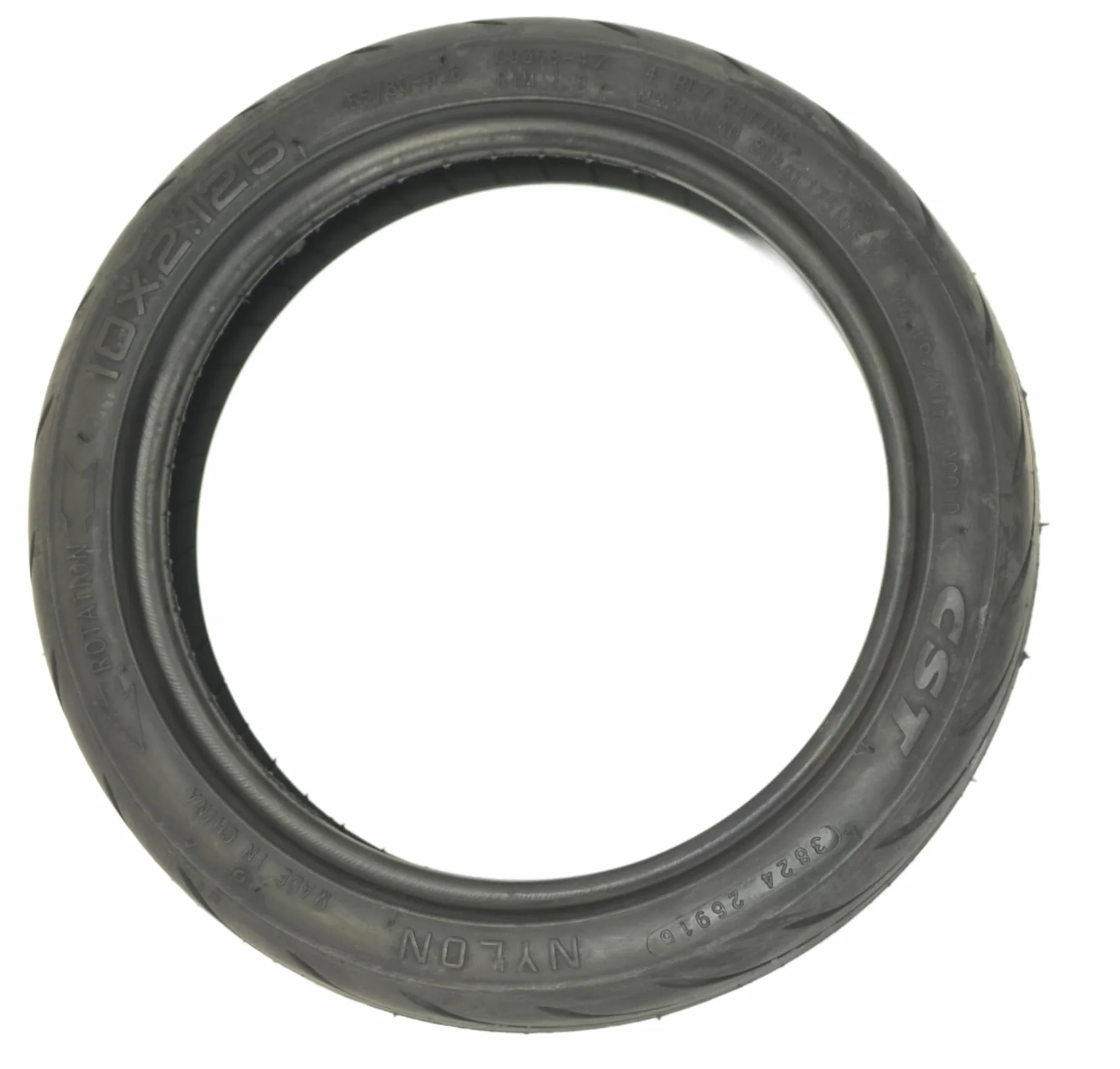 Pneumatico per monopattino elettrico, 10 x 2,125-6,6 pollici (55/80-6,6), compatibile con cerchi da 6,6 pollici