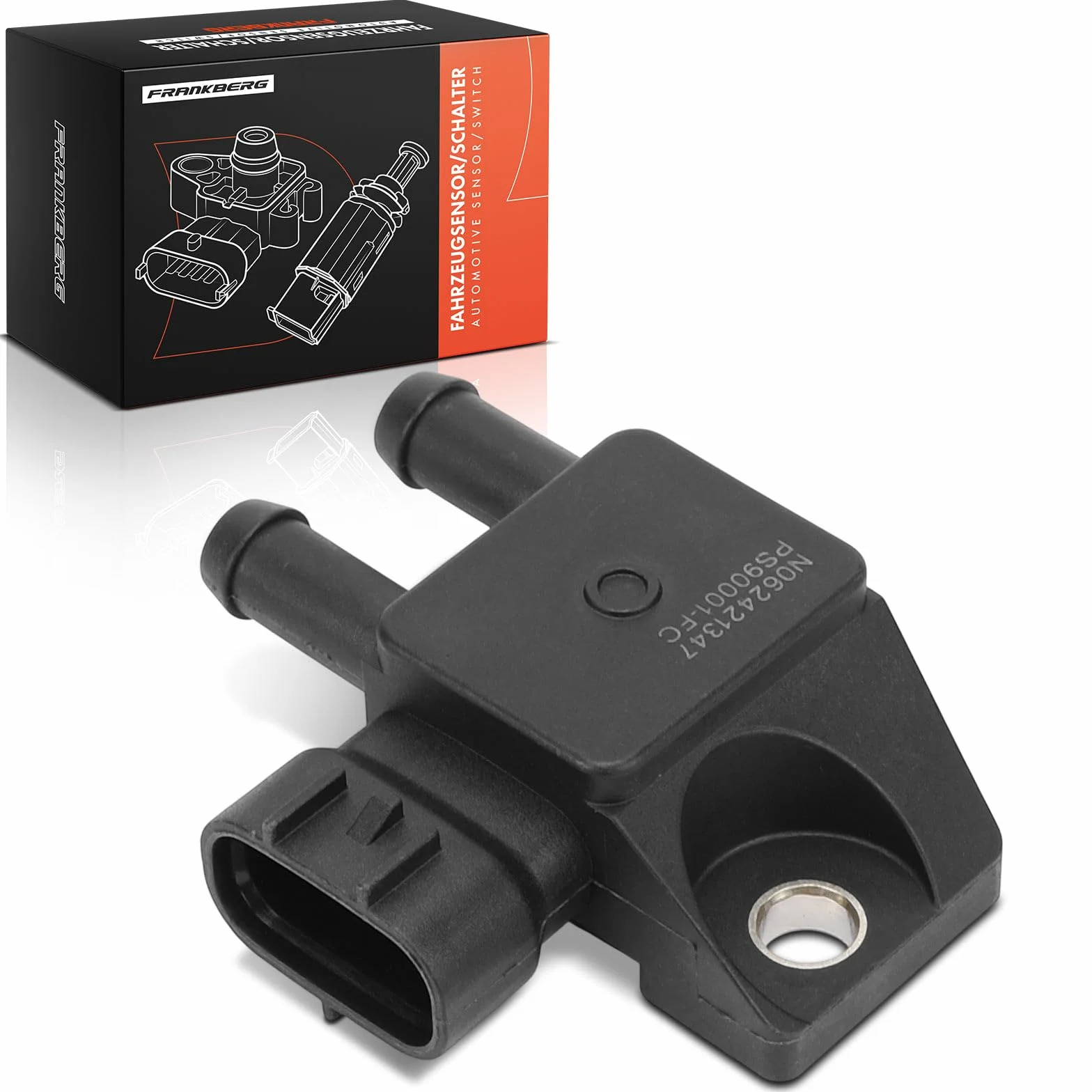Frankberg Sensore di pressione del tubo di aspirazione 3-Poli Diesel Compatibile con Accent IV Berlina RB Santa Fé III DM DMA Tucson TL TLE i30 GD Ceed CD Rio III UB Replace# 9022090001