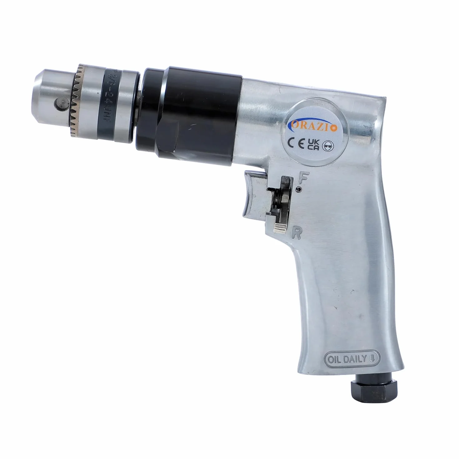ORAZIO Trapano Pneumatico Reversibile 10mm con Mandrino a Chiave per Utensili Pneumatici 212512