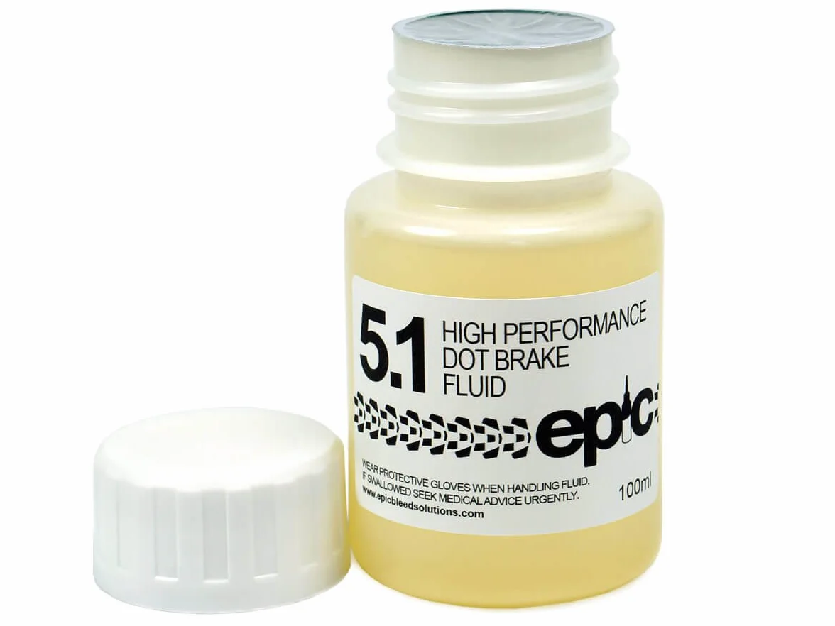 Epic Bleed Kit per freni Avid e liquido freni DOT 5.1 - Compatibile con Juicy, Elixir, Code, DB