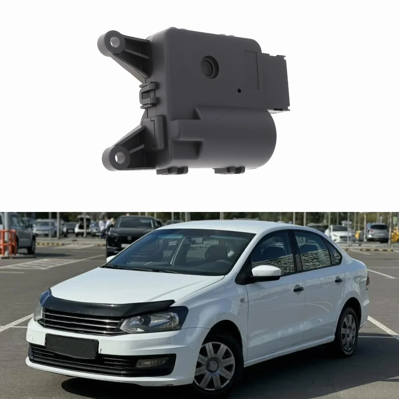 ECSiNG Attuatore Controllo Clima Auto 6R0907511 6Q0907511C Compatibile VW Polo 2002-2022