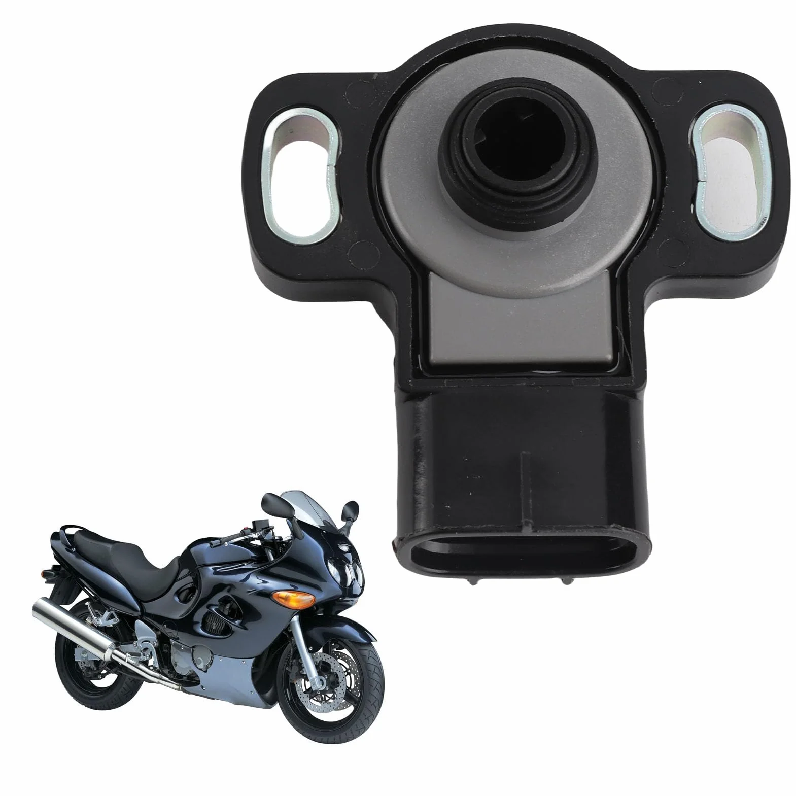 Aramox Sensore Posizione Acceleratore TPS 13550-13D60 Moto per GSX600F GSX750F GSF1200 SV1000S