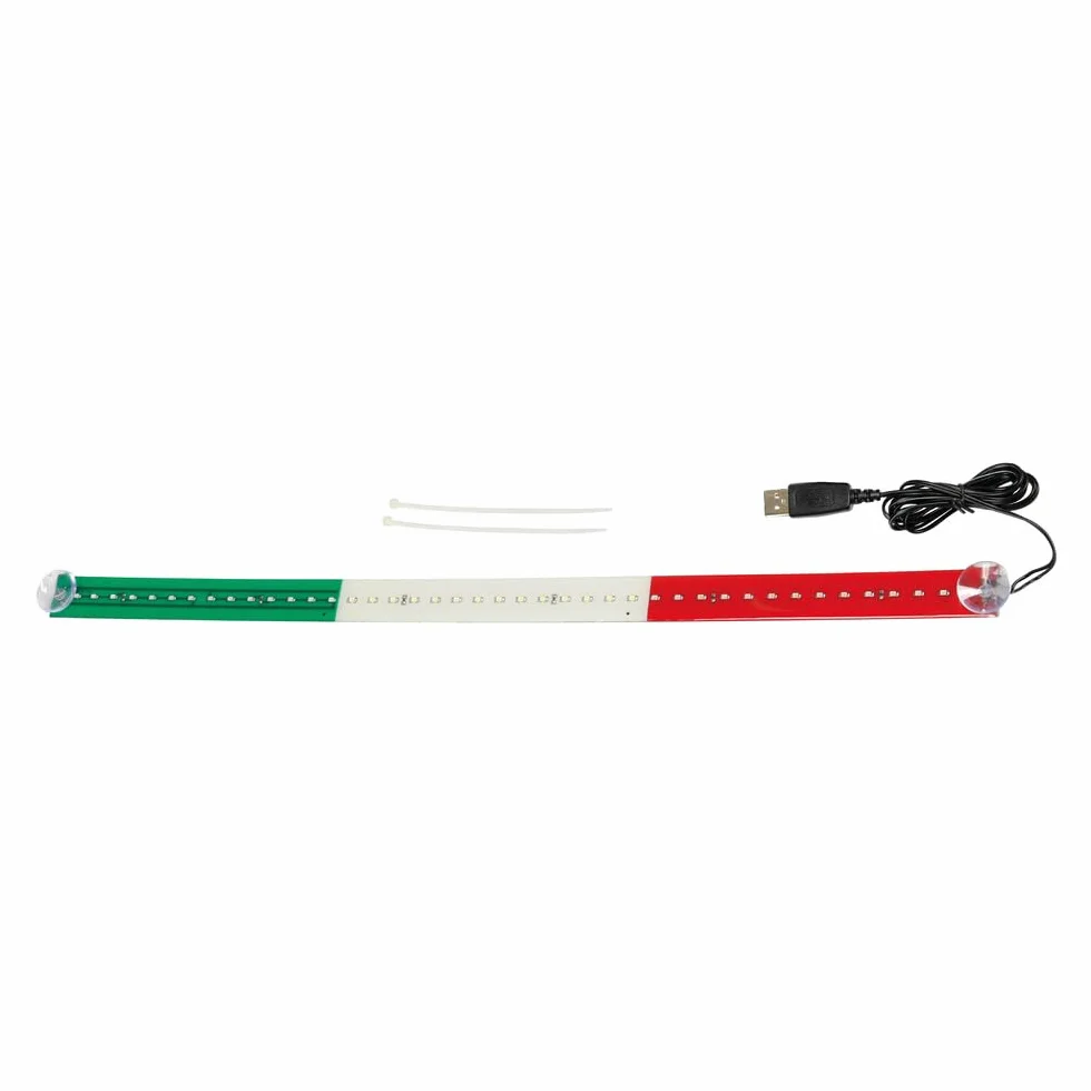 Lampa Bandiera Luminosa Italia 60 cm 42 LED USB