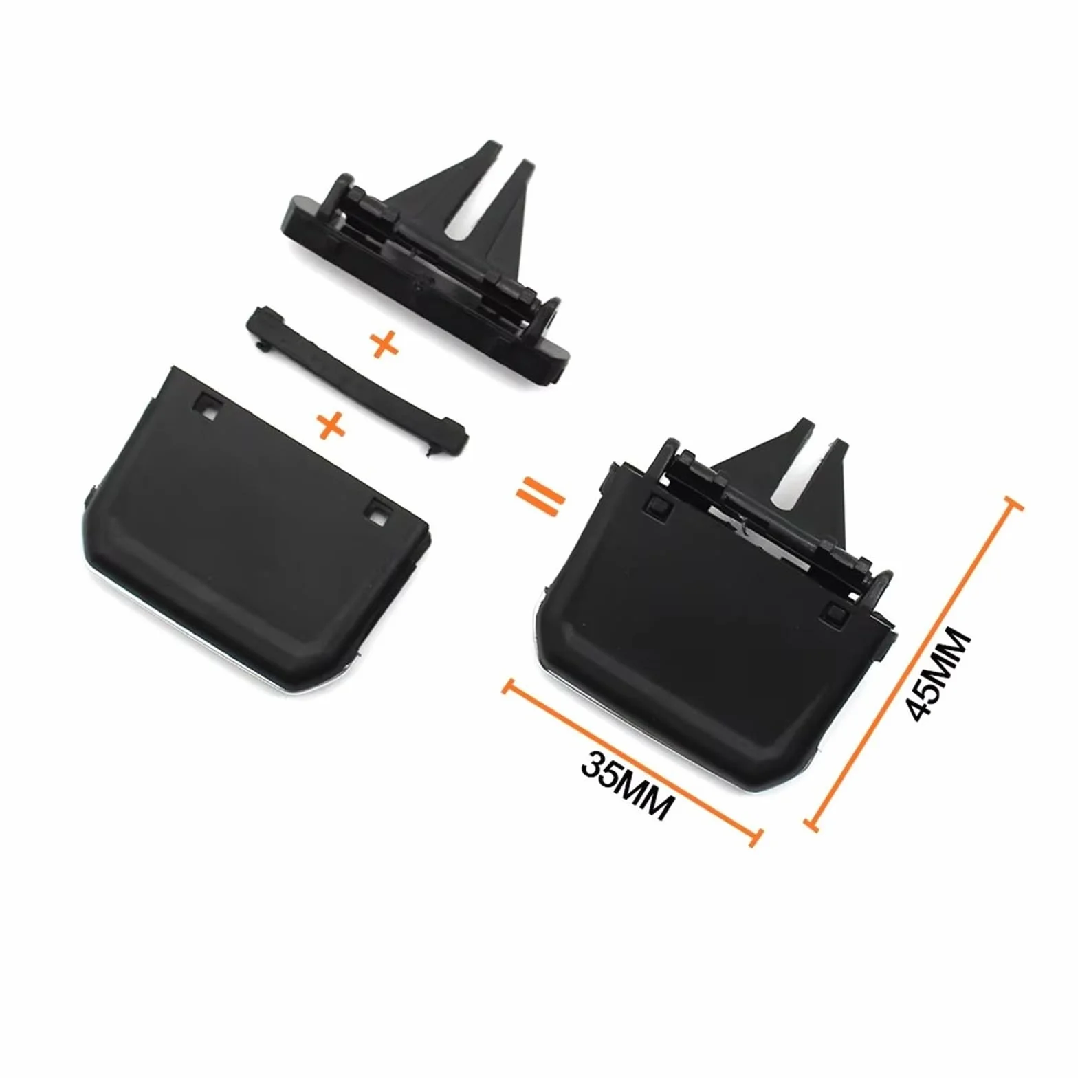 Bocchetta Aria Condizionata Per VW Per Tiguan LX 2017 2018 2019 2020 2021 2022 LHD RHD Kit Di Riparazione Per Presa D'aria Condizionata(RHD 4PCS SET)