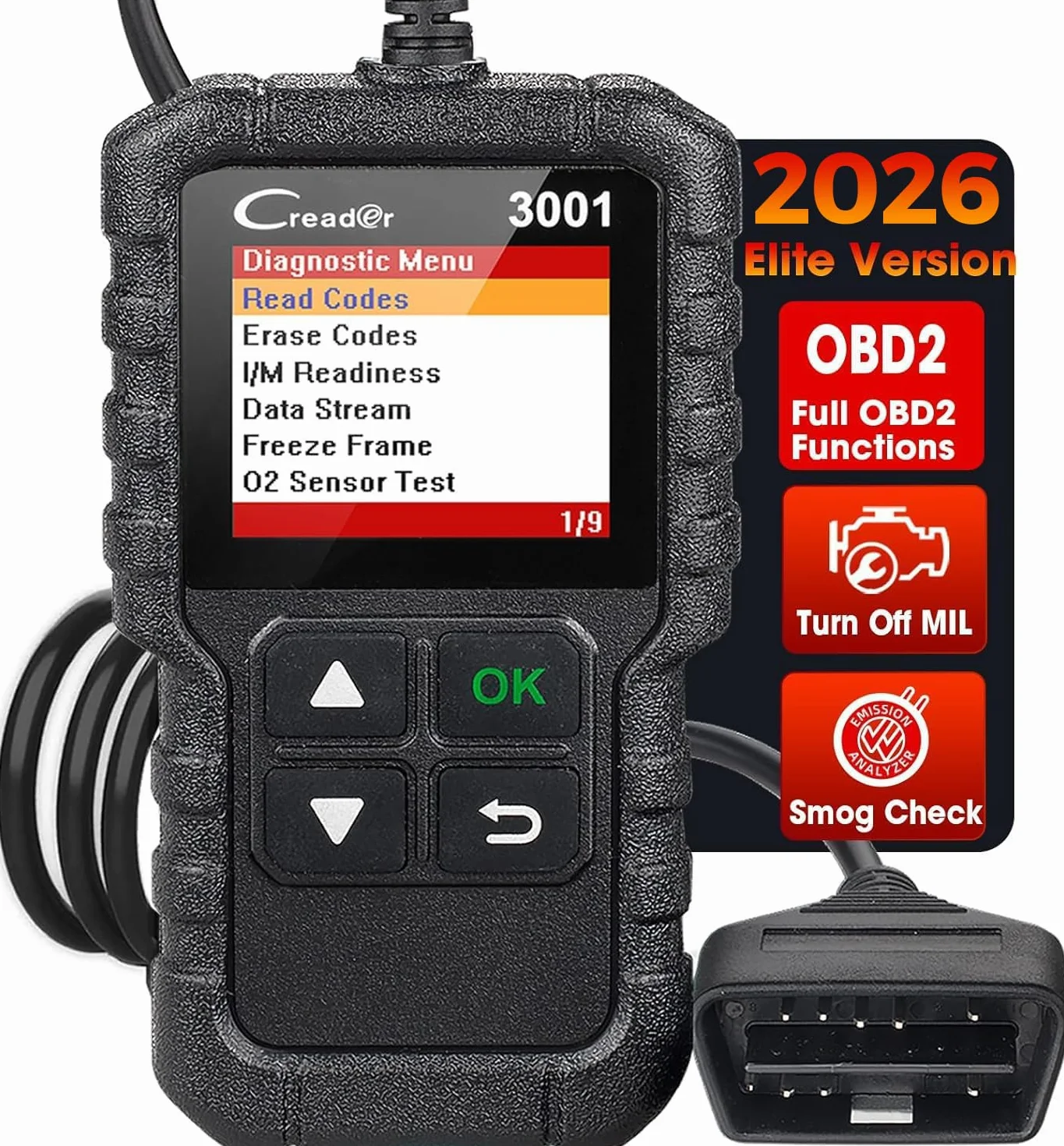 LAUNCH Creader 3001 OBD2 Diagnosi Auto Lettore Codici Cancellazione Errori