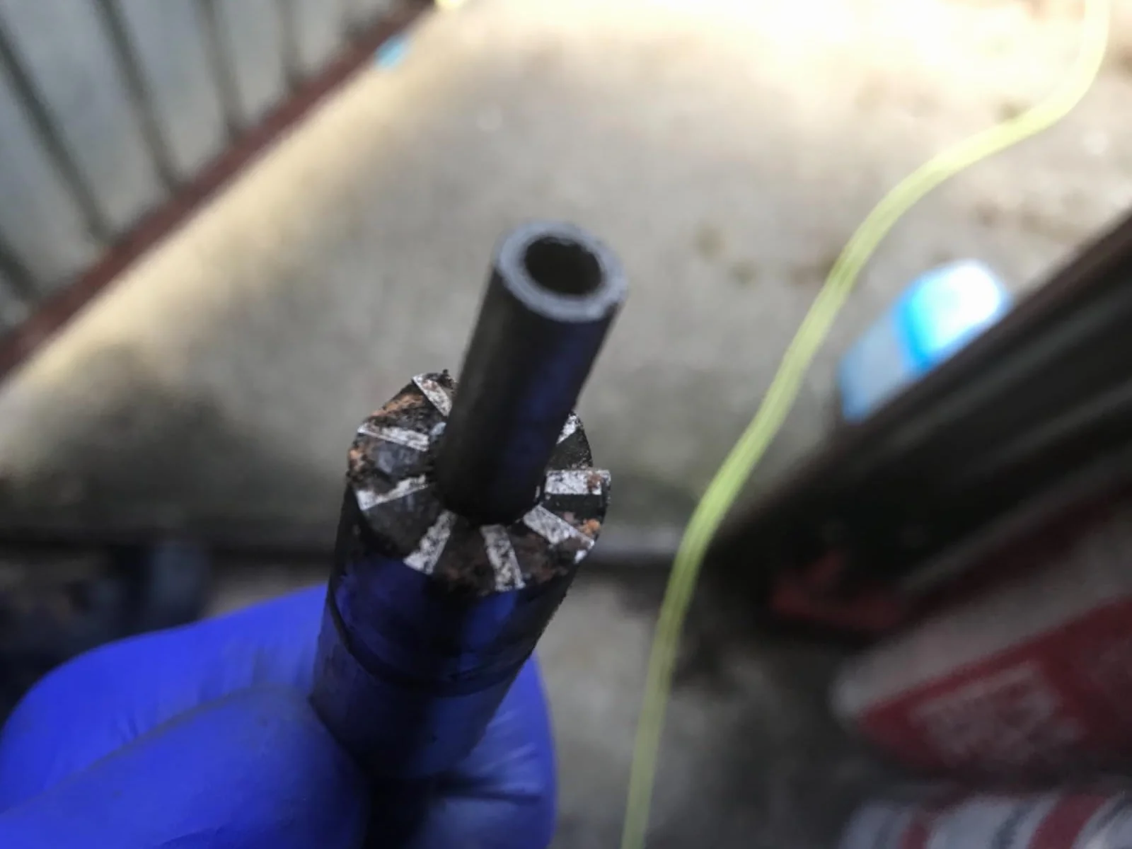 Set professionale 7 frese per sedi iniettori diesel, rimozione carbonio