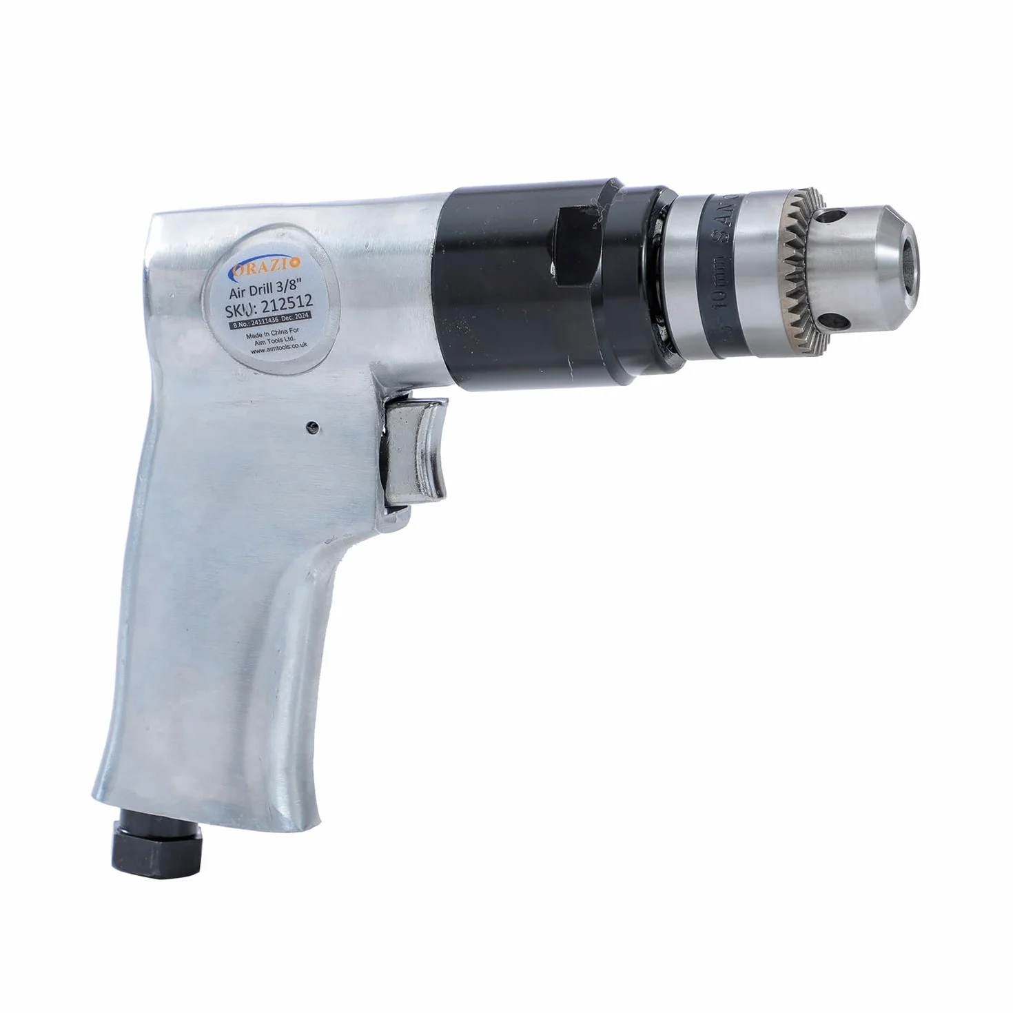ORAZIO Trapano Pneumatico Reversibile 10mm con Mandrino a Chiave per Utensili Pneumatici 212512