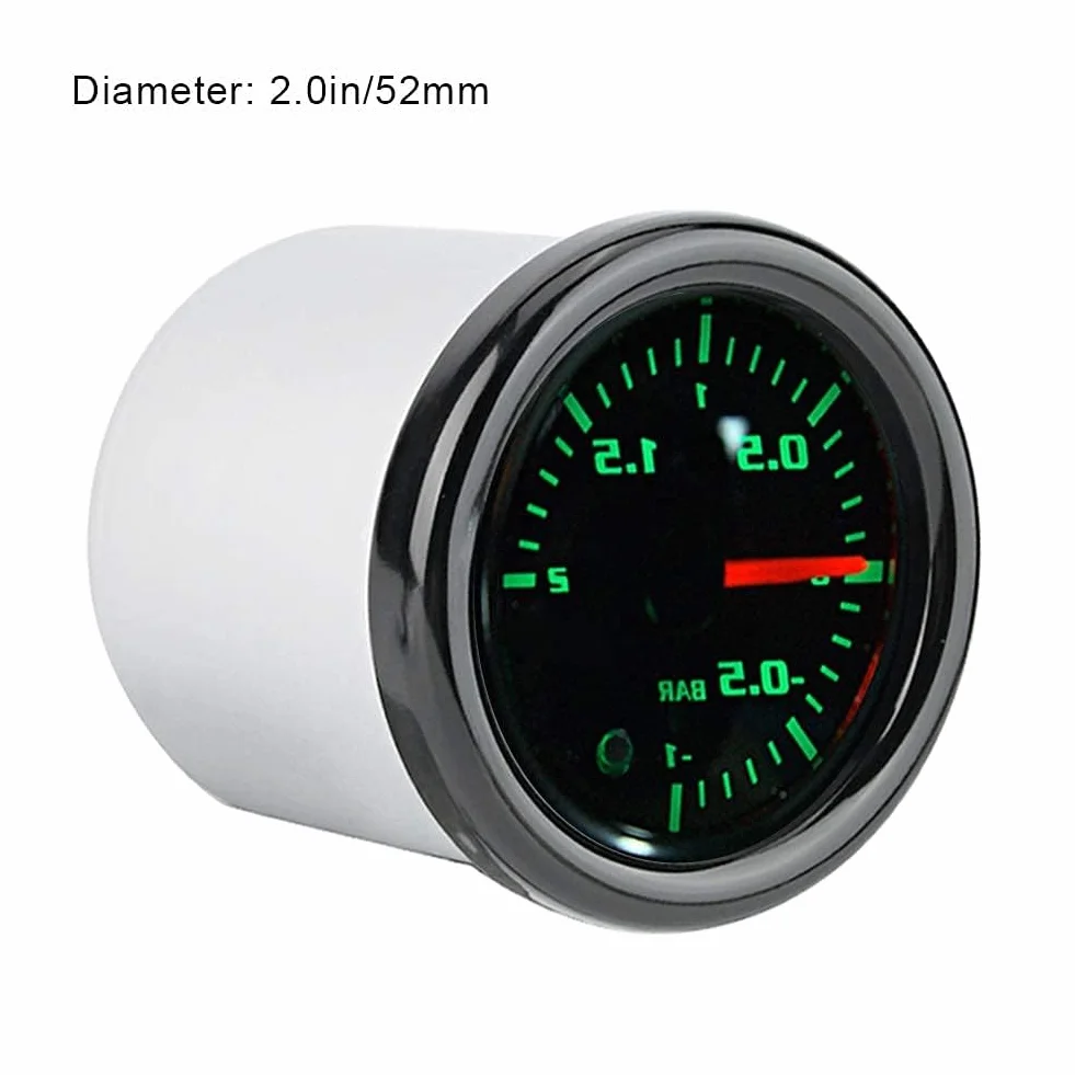 Kit misuratore turbo boost, display a LED universale 2 "52mm Misuratore turbo boost per moto con sensore