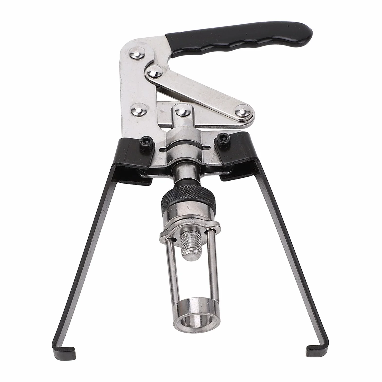 Pinza Manuale per Valvola a Pressa, Compressore per Molle Valvola, Strumento Rimozione Paraolio in Acciaio al Carbonio