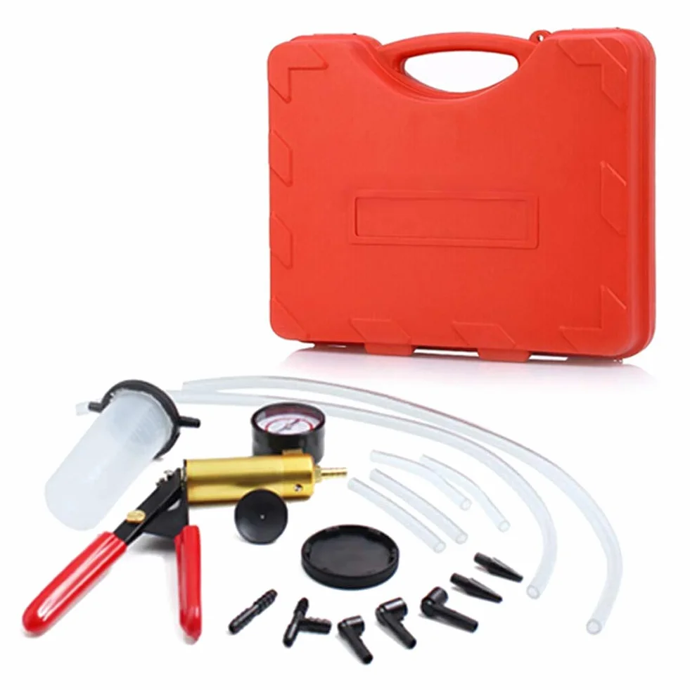Kit Spurgo Freni 17pcs Tester Pompe a Vuoto per Autoveicoli