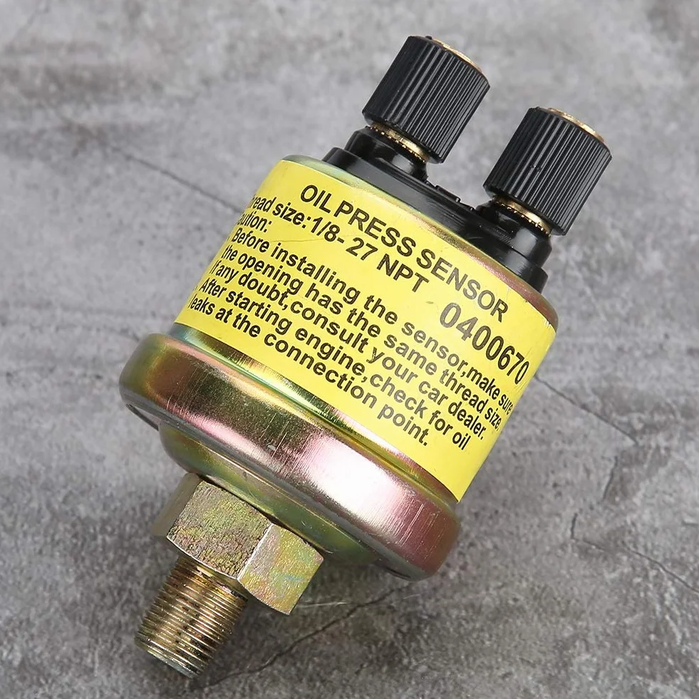 Ever Sensore Di Pressione Olio Motore Auto ES-100 Universale 1/8 NPT Per Indicatore Aftermarket