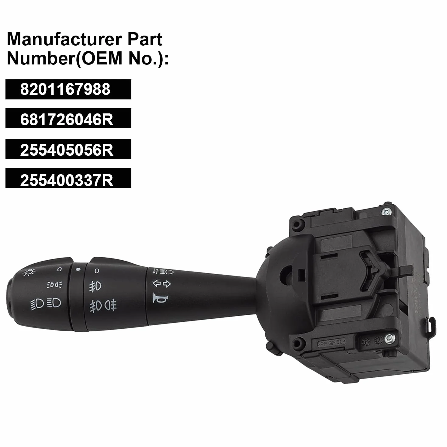 YAOPEI Comò 15 pin per Dacia Sandero Stepway 2012-2016 Duster Dorker Dokker Lodgy Logan Clio MK4 Comodo clacson Faro 8201167988