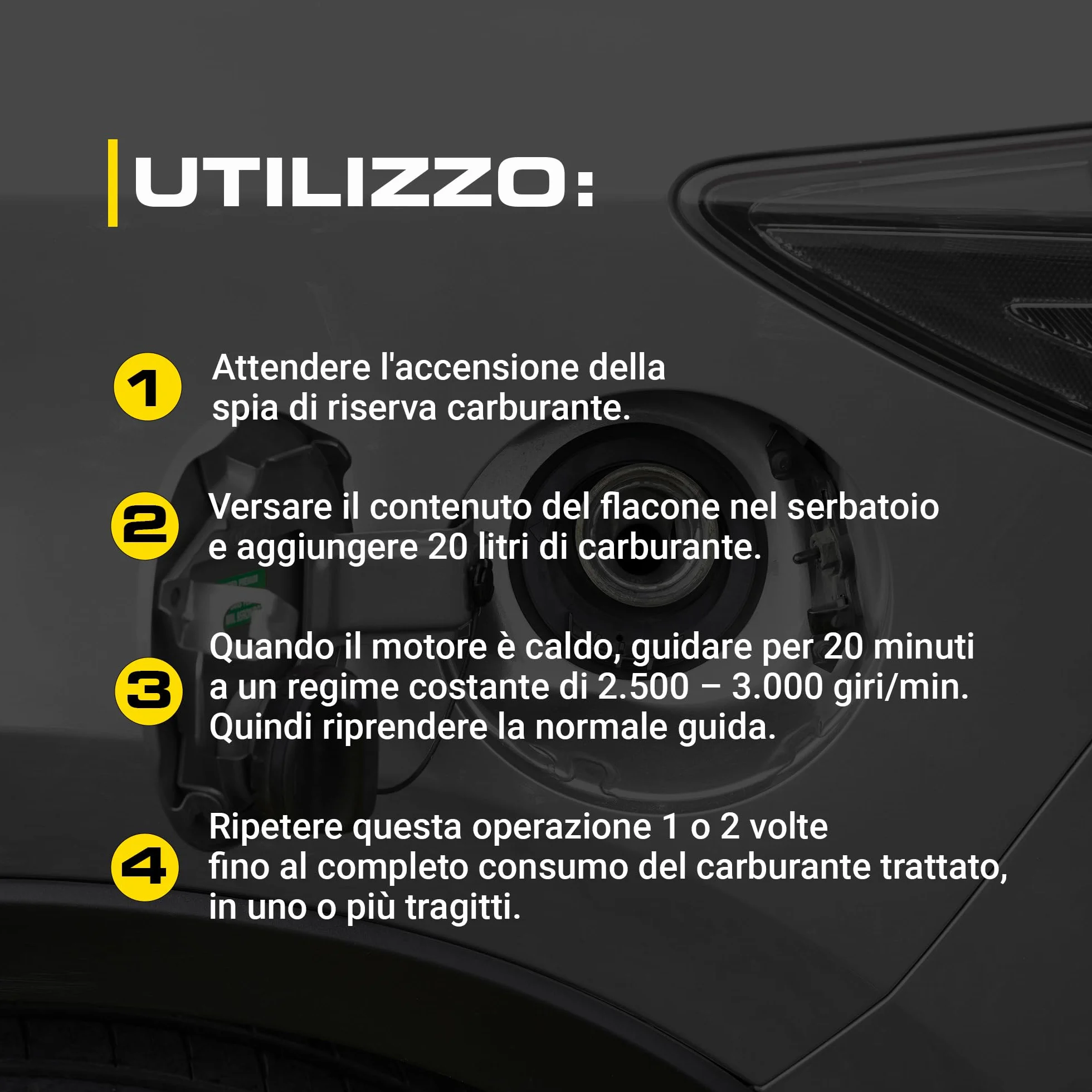 Bardahl Pulitore 5 in 1 Diesel Additivo Multifunzionale per Motori a Gasolio 500 ml