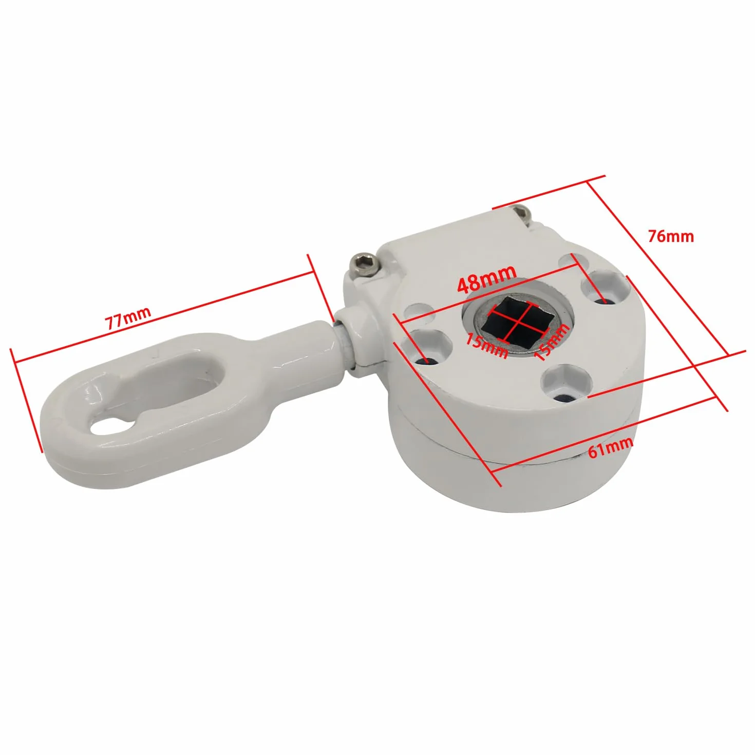 Argano Manuale per Tenda Terrazzo 138mm 2pc Bianco