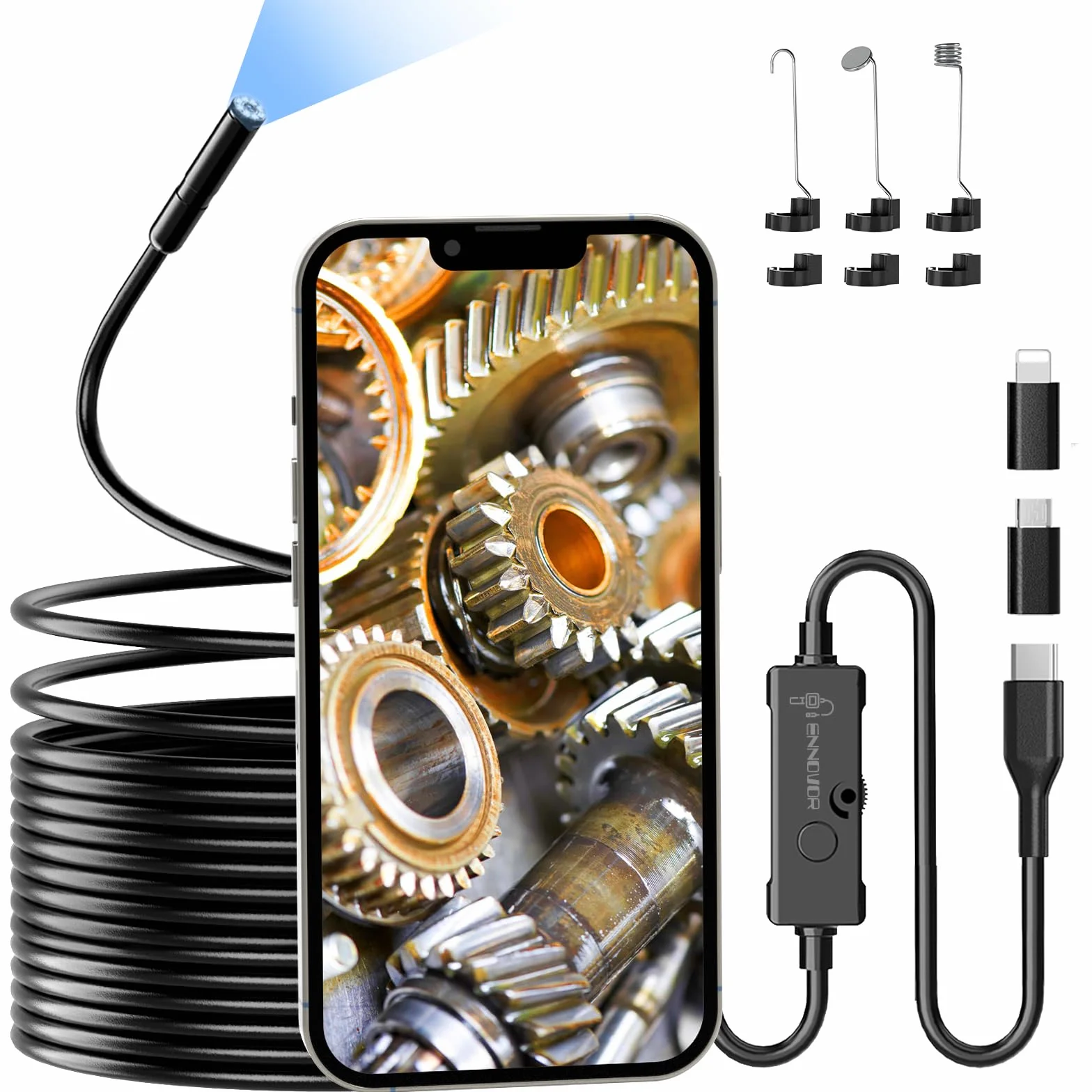 Telecamera di ispezione endoscopica 1920P IP67 impermeabile USB No WiFi per Android