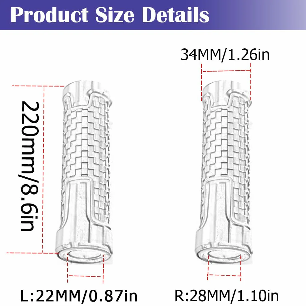 Maniglia per motociclette 22mm 7/8'' CNC Forza 125 250 300 750 Blu