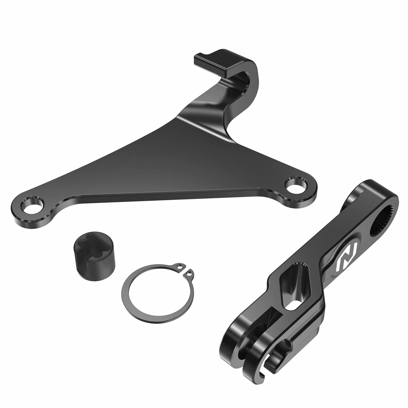 NICECNC Leva frizione Compatible XSR700 2018-2023 MT-07 2018-2022 nero