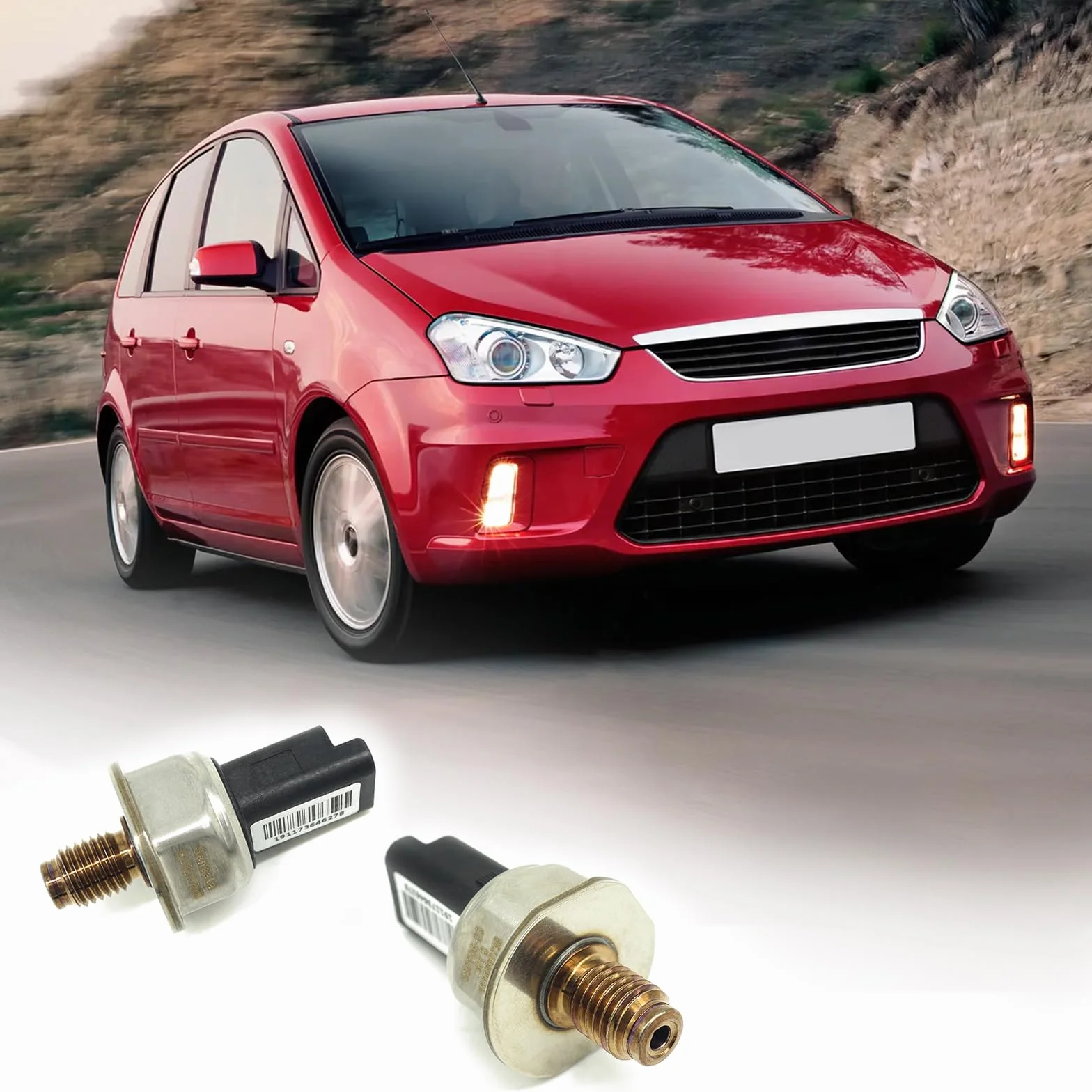 Sensore di Pressione del Carburante Compatibile con 107 206 207 307 308 3008 5008 Bipper Partner Berlingo C1 C2 C3 C4 C5 Focus Fiesta 1920GW 9658227880