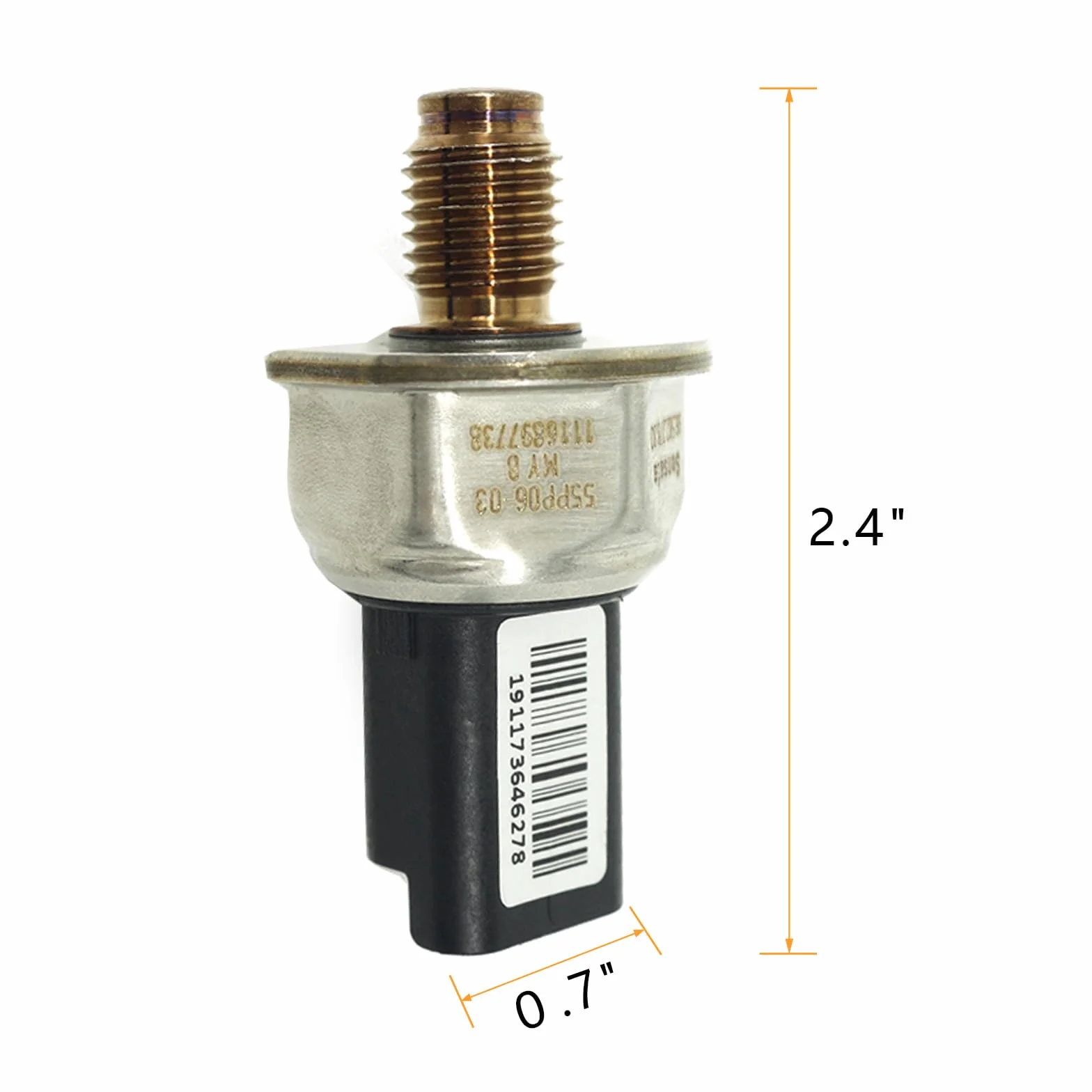Sensore di Pressione del Carburante Compatibile con 107 206 207 307 308 3008 5008 Bipper Partner Berlingo C1 C2 C3 C4 C5 Focus Fiesta 1920GW 9658227880