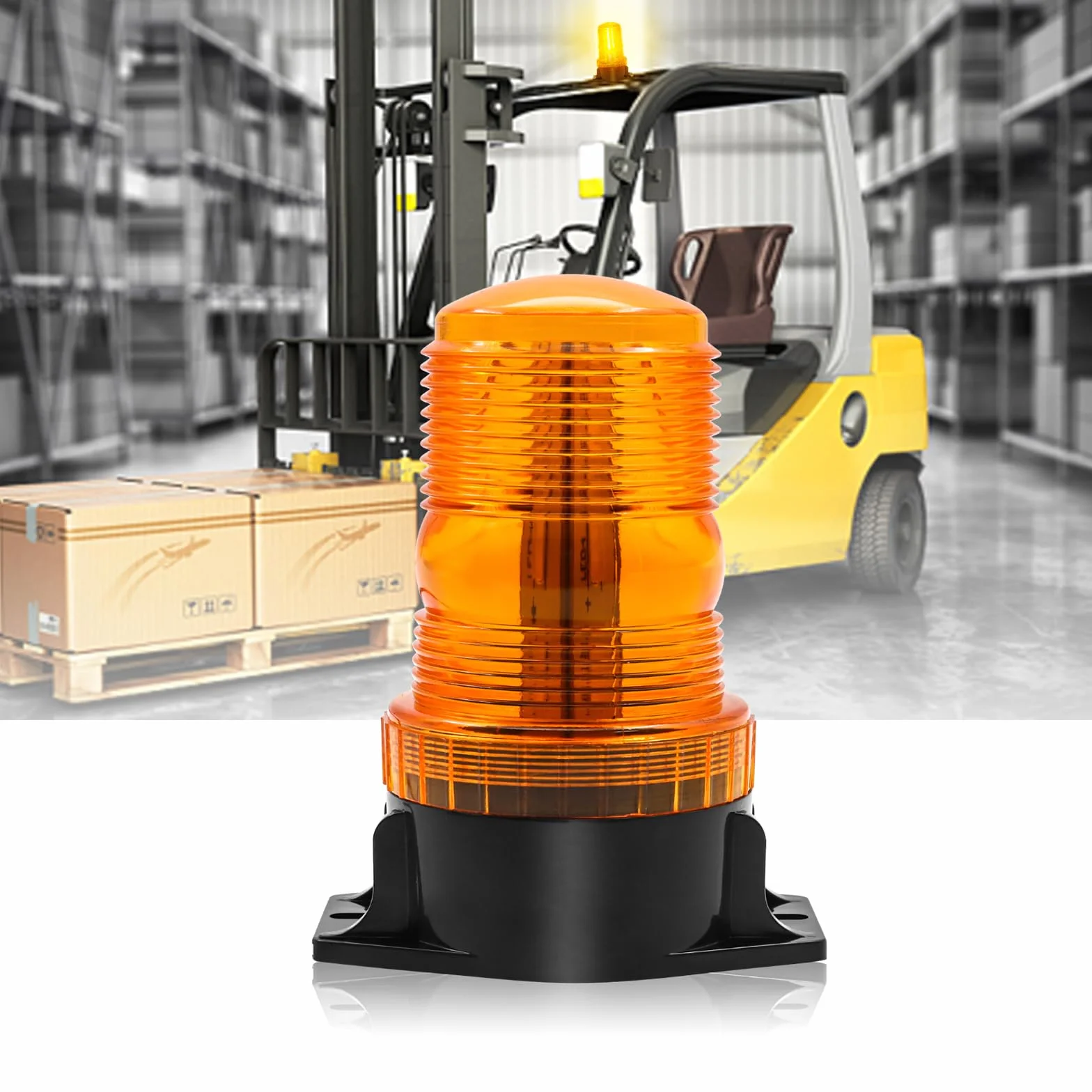 Biqing Girofaro LED veicolo arancione 30 LED 12V 24V luci di emergenza flash sicurezza