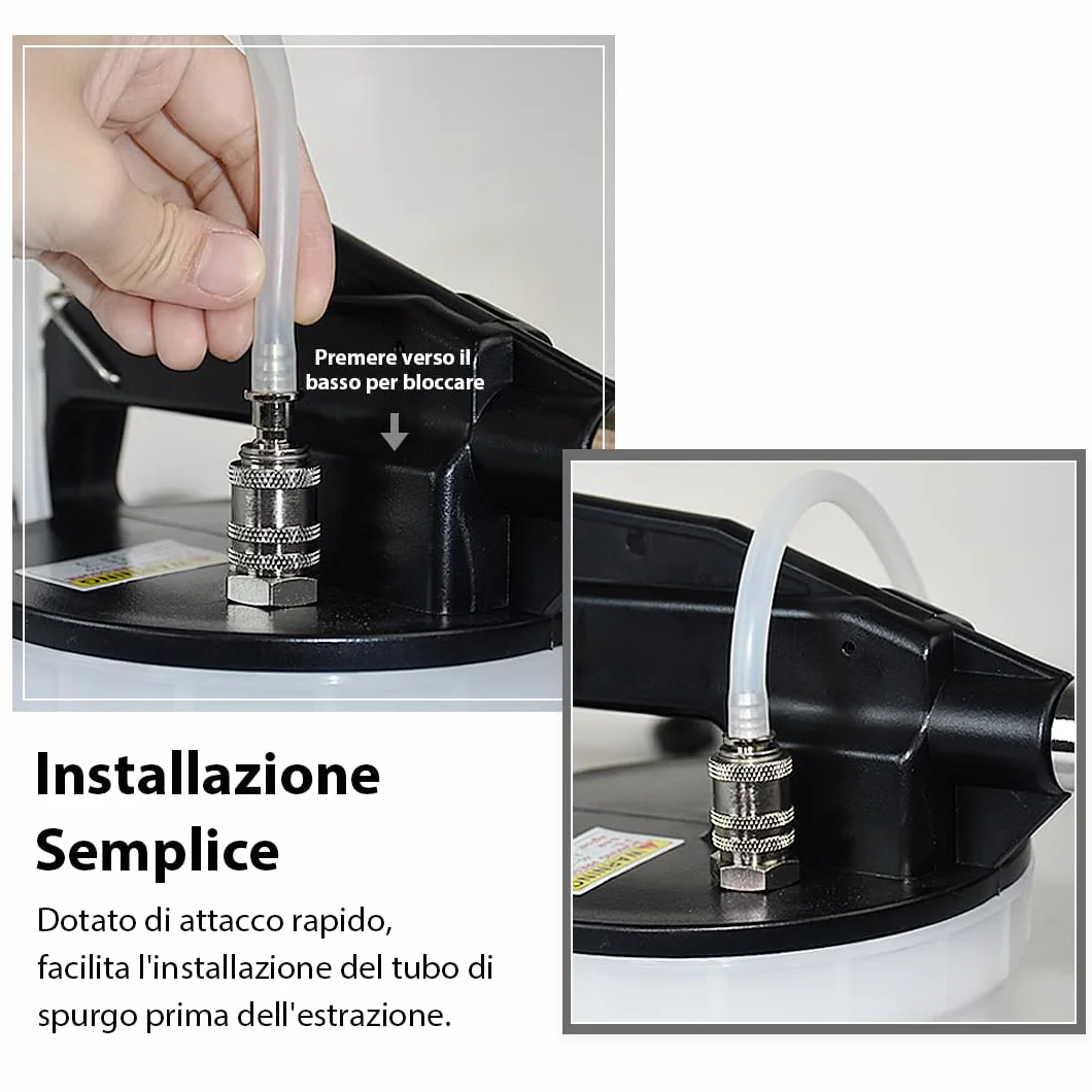 FIRSTINFO A1151G Tubo Spurgo Freni 1,5M Valvola Non Ritorno