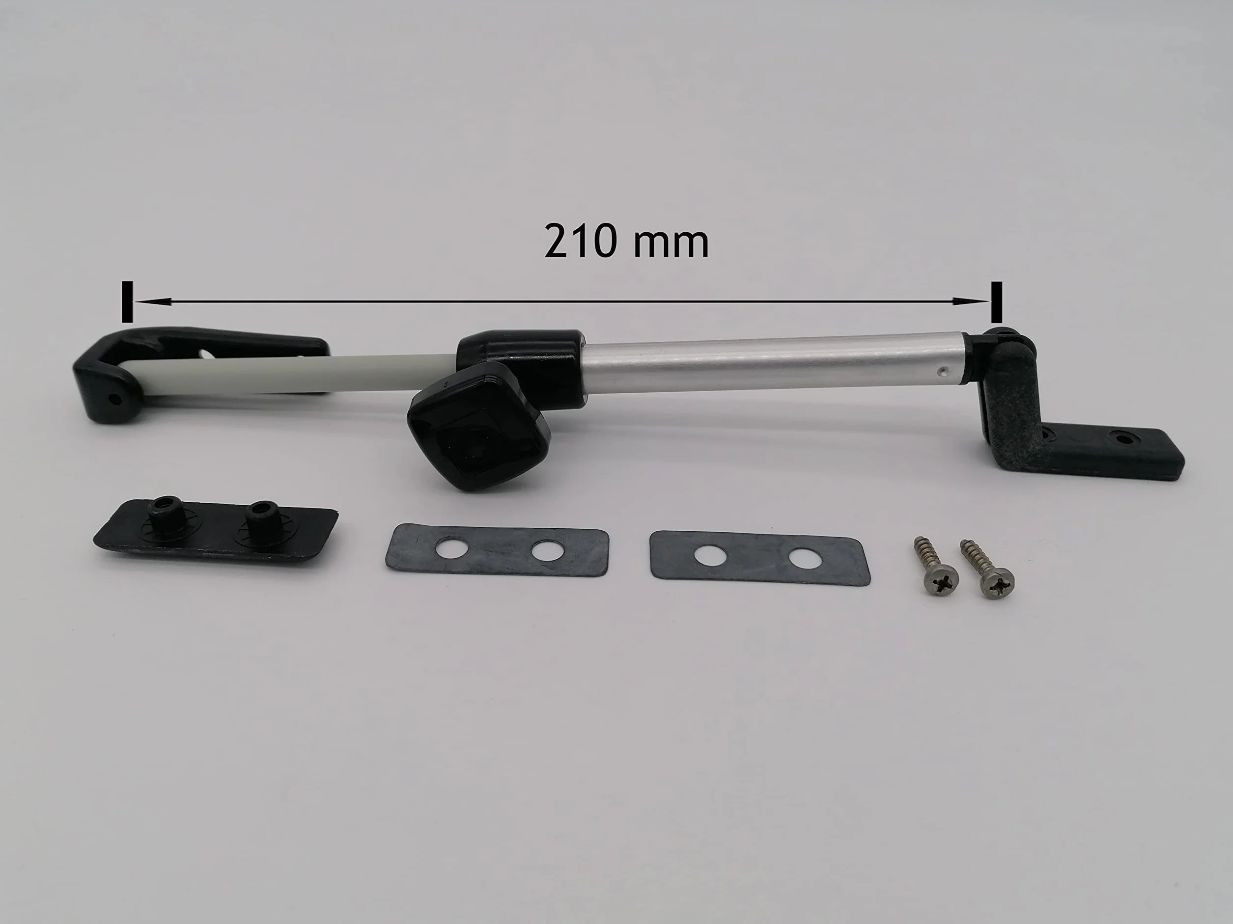 CR-MOESANCO Braccetto Finestra Camper Rinforzato Compasso Polyplastic 110mm Universale Ambidestro
